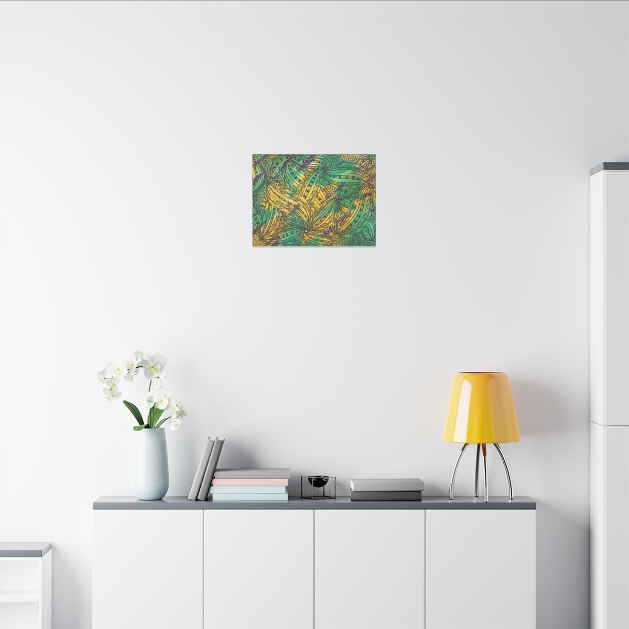 Large Colourful Wall Art, Canvas Prints, For Office, Bedroom or Living Room, or Special Gift #37 Shubbery!
