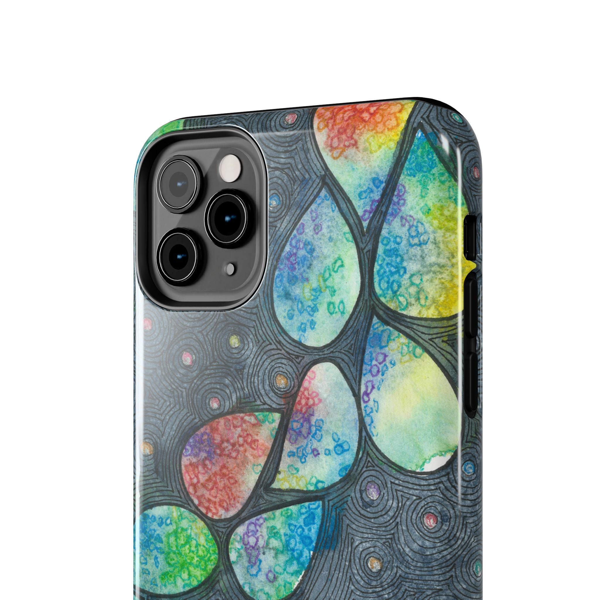 Tough Phone Case - All iPhones and Samsung Galaxys - Exciting Abstract Design #30 Give Us A Minute