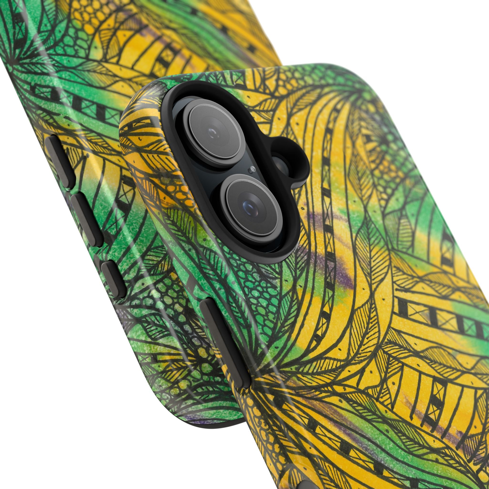 Tough Phone Case - All iPhones and Samsung Galaxys - Exciting Abstract Design #37 Shubbery!