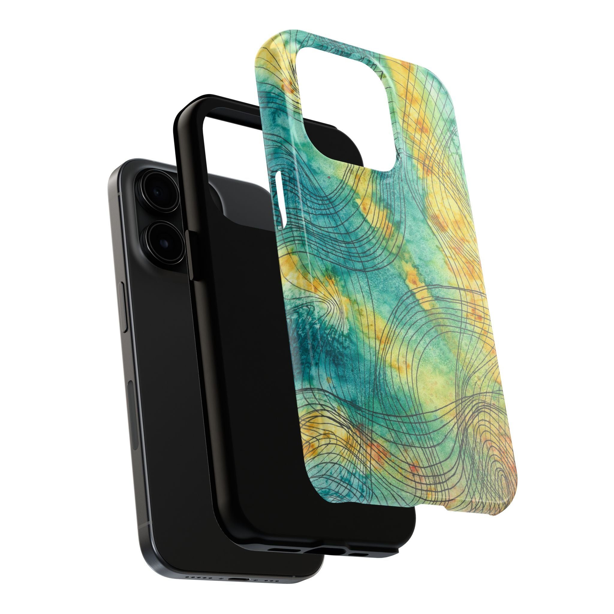 Tough Phone Case - All iPhones and Samsung Galaxys - Exciting Abstract Design #81 The Only Way Is Up
