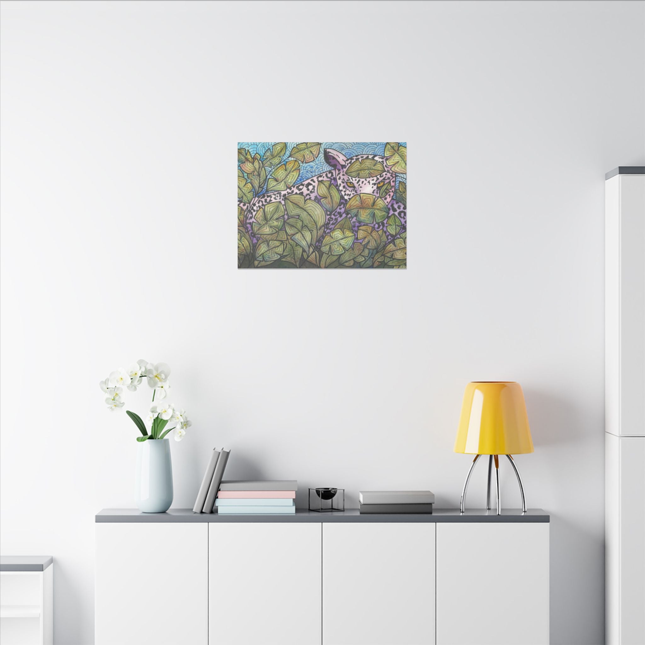 Large Colourful Wall Art, Canvas Prints, For Office, Bedroom or Living Room, or Special Gift #76 Purrfect Blend