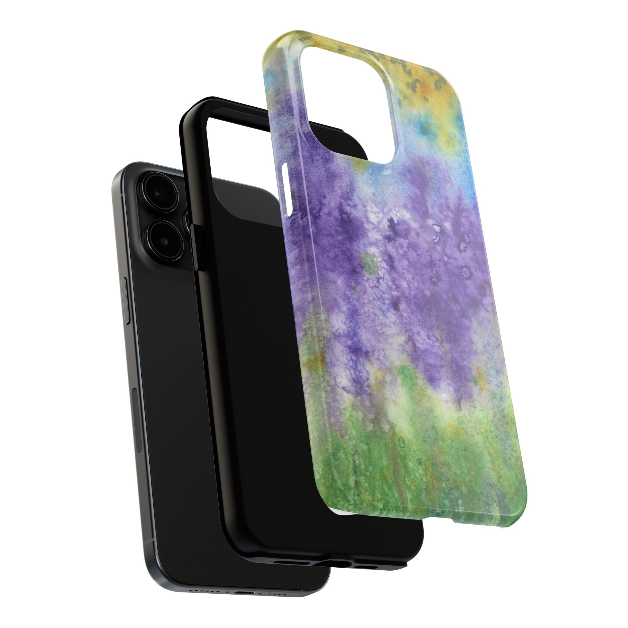 Tough Phone Case - All iPhones and Samsung Galaxys - Exciting Abstract Design #74 Lavender Fields