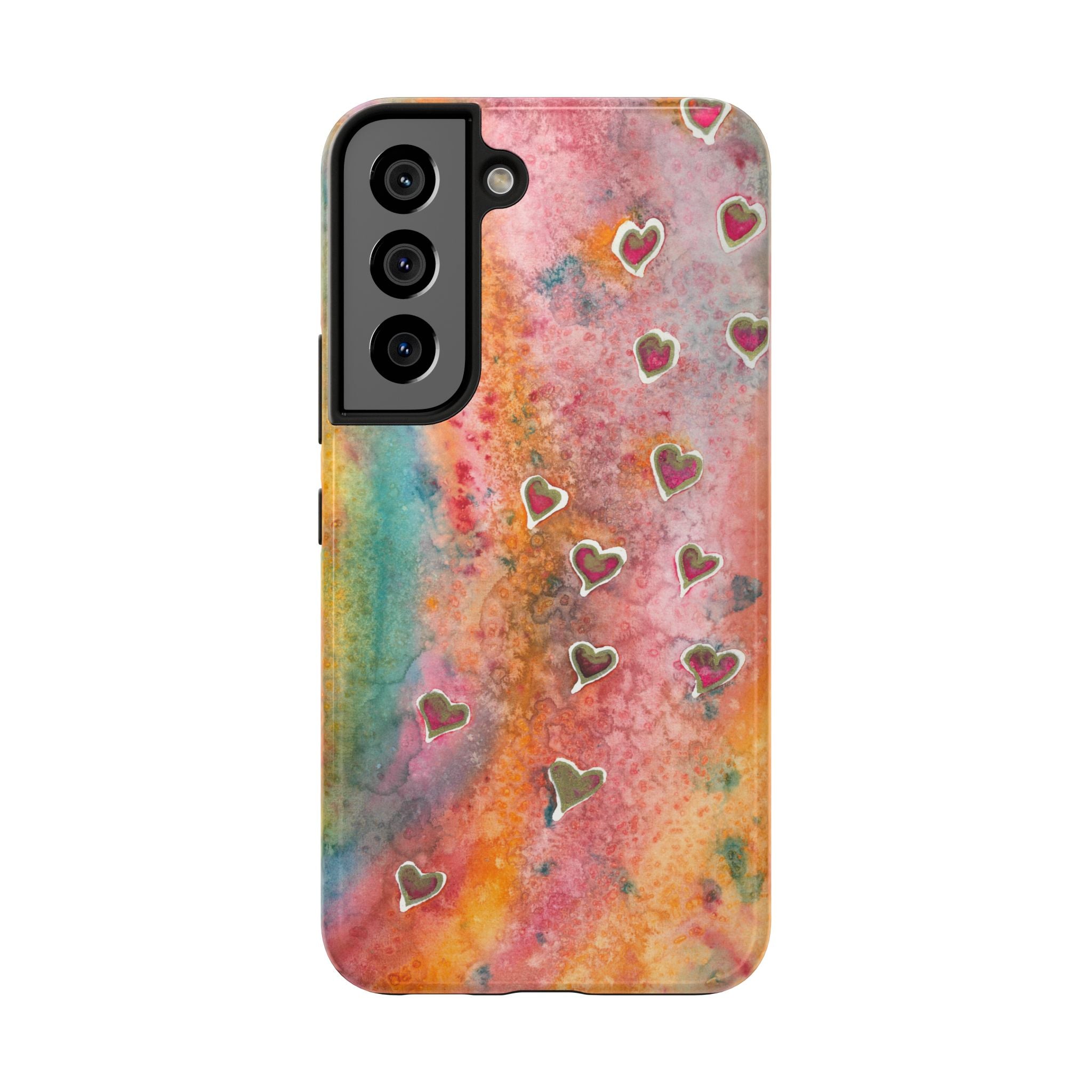 Tough Phone Case - All iPhones and Samsung Galaxys - Exciting Abstract Design #96 Love, Friendship, integrity