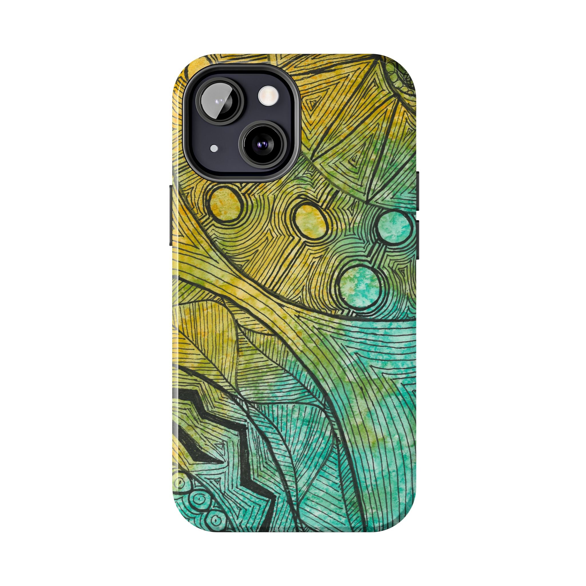 Tough Phone Case - All iPhones and Samsung Galaxys - Exciting Abstract Design #27 Come What May