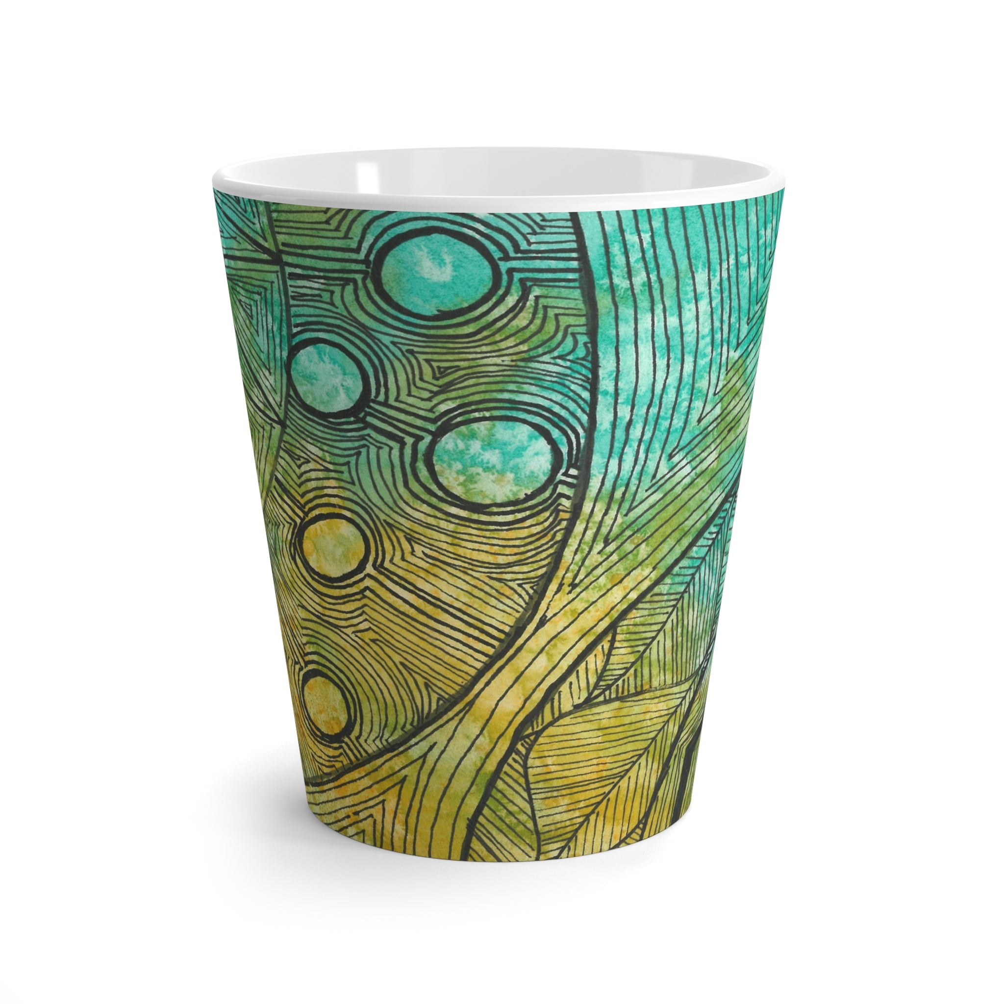 Coffee Mugs and Cups. Colourful Abstract Designs. Perfect for Home, Office or Special Gift #27 Come What May