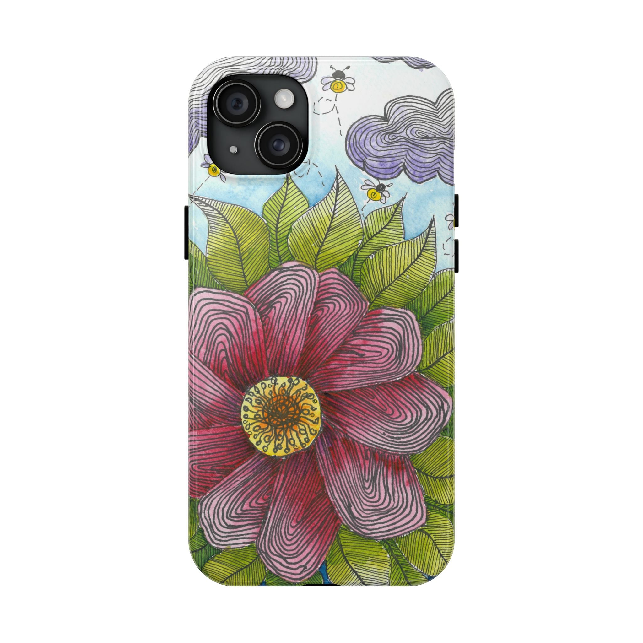 Tough Phone Case - All iPhones and Samsung Galaxys - Exciting Abstract Design  #4 Bloom'n
