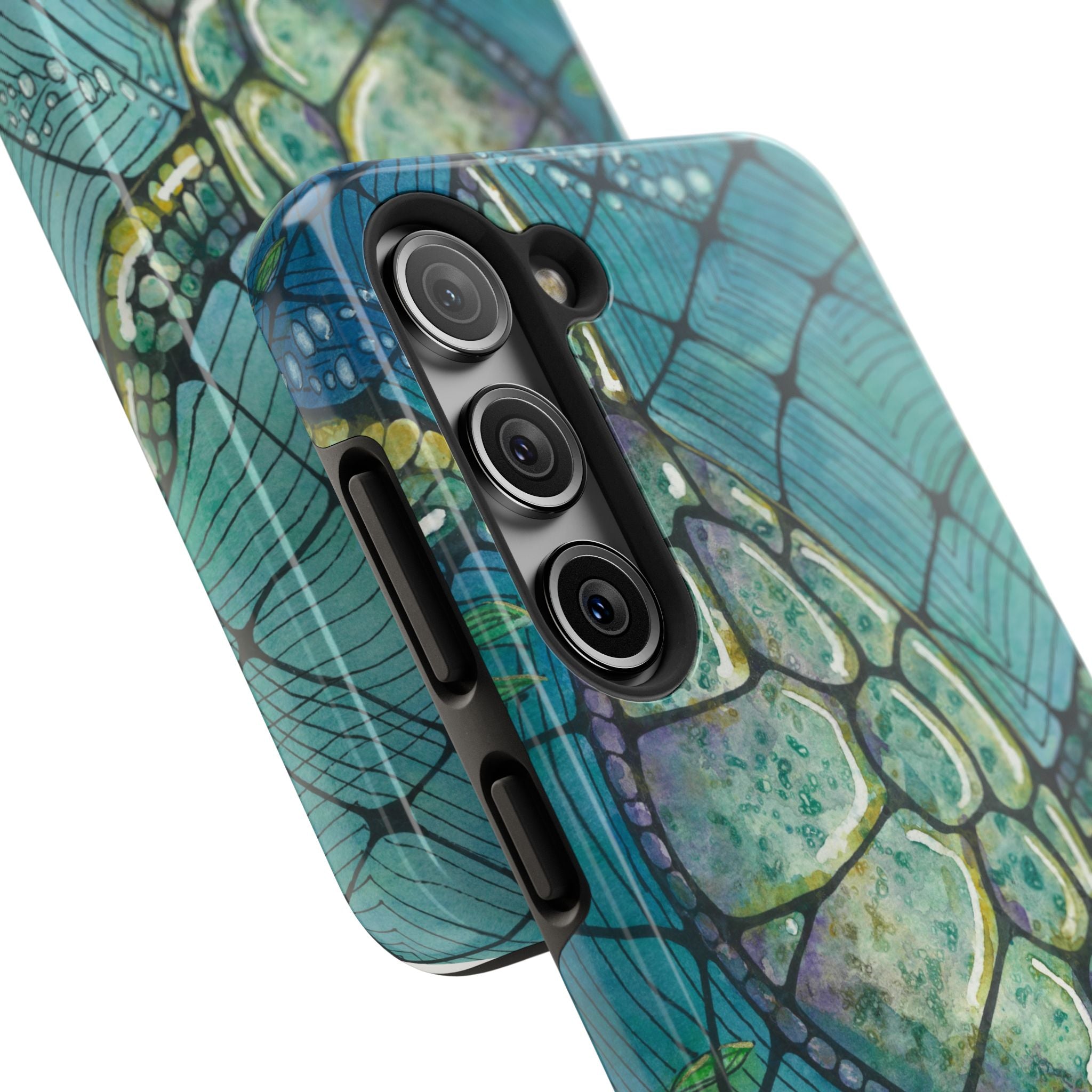 Tough Phone Case - All iPhones and Samsung Galaxys - Exciting Abstract Design #73 Turtling Along