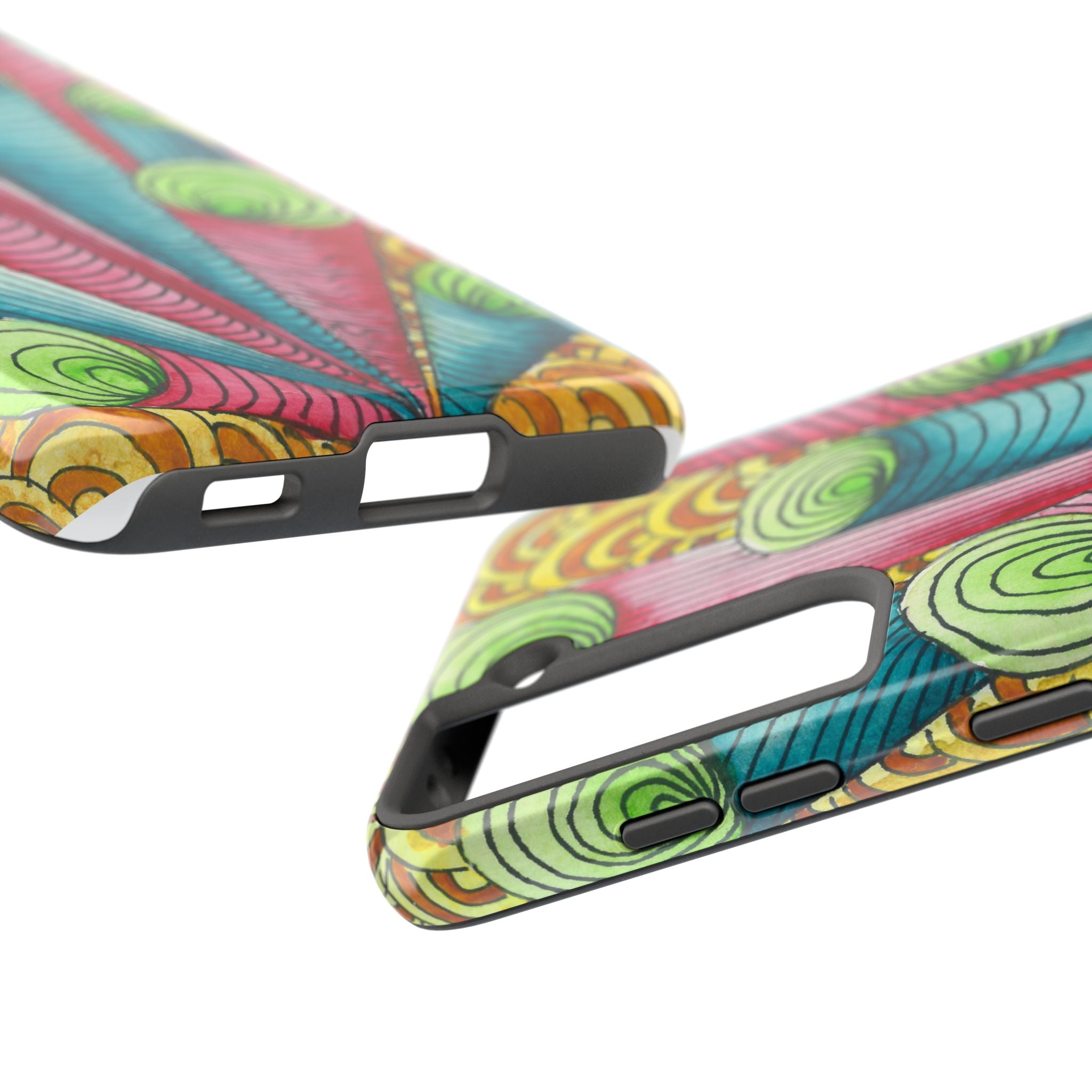 Tough Phone Case - All iPhones and Samsung Galaxys - Exciting Abstract Design #93 On A Mission