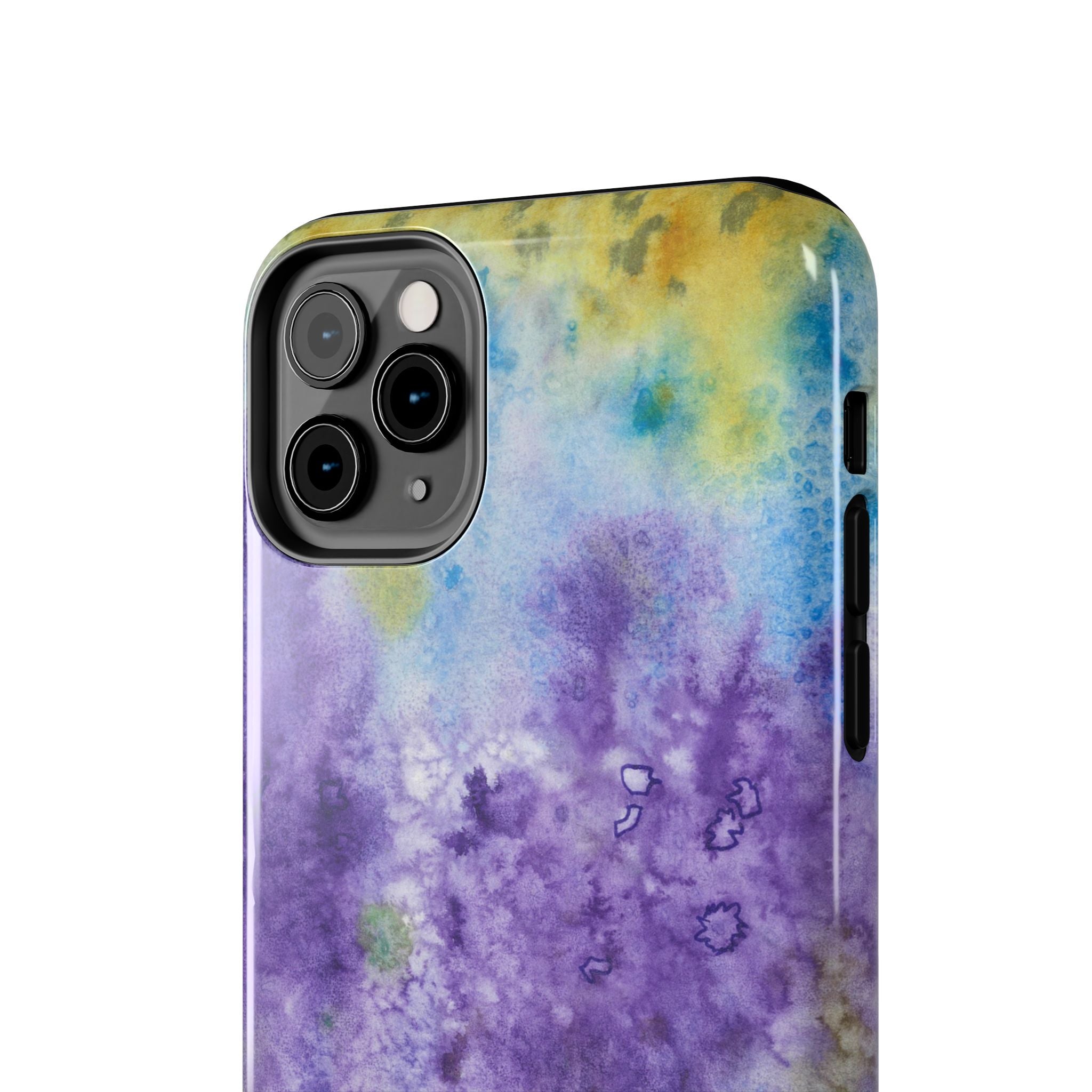 Tough Phone Case - All iPhones and Samsung Galaxys - Exciting Abstract Design #74 Lavender Fields