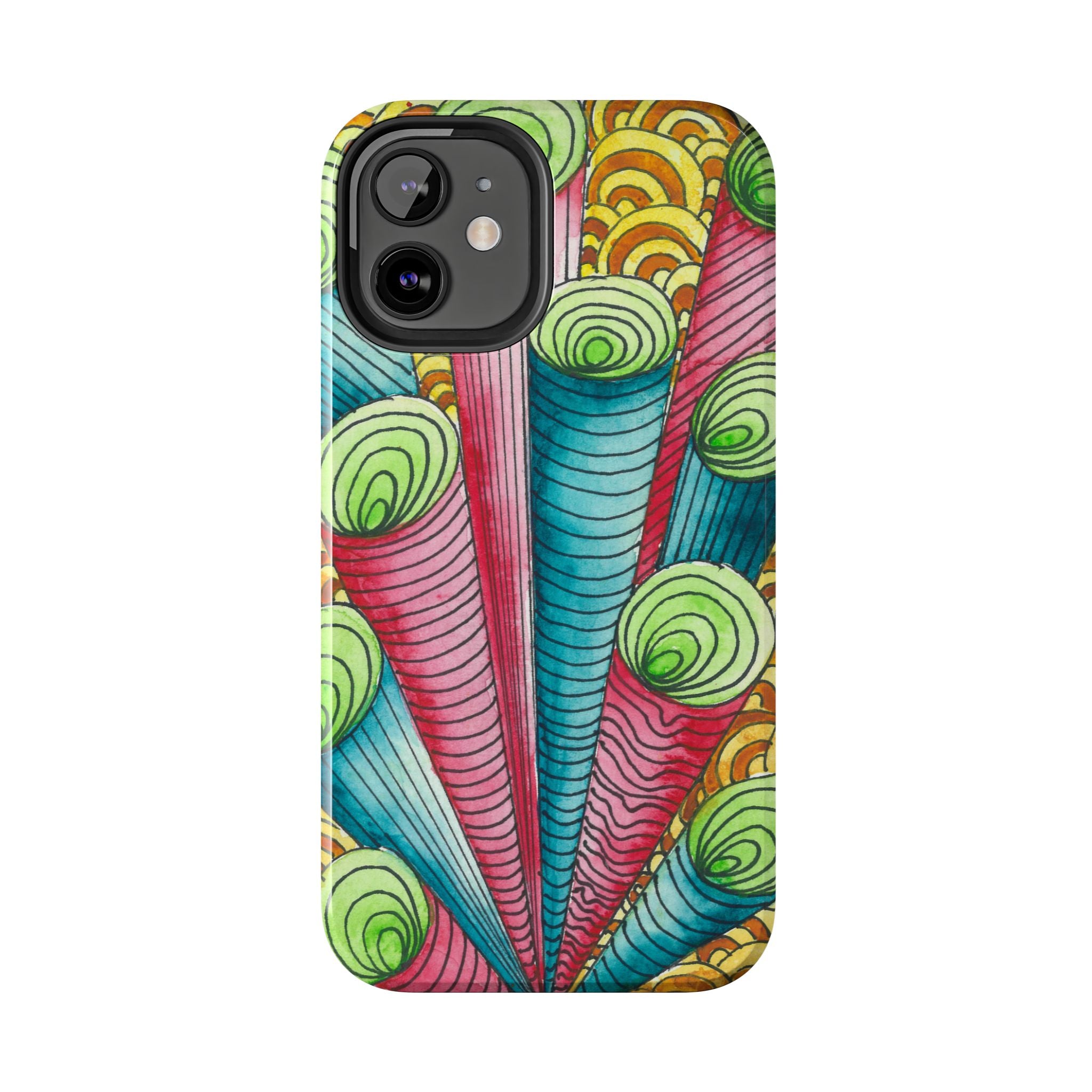 Tough Phone Case - All iPhones and Samsung Galaxys - Exciting Abstract Design #93 On A Mission