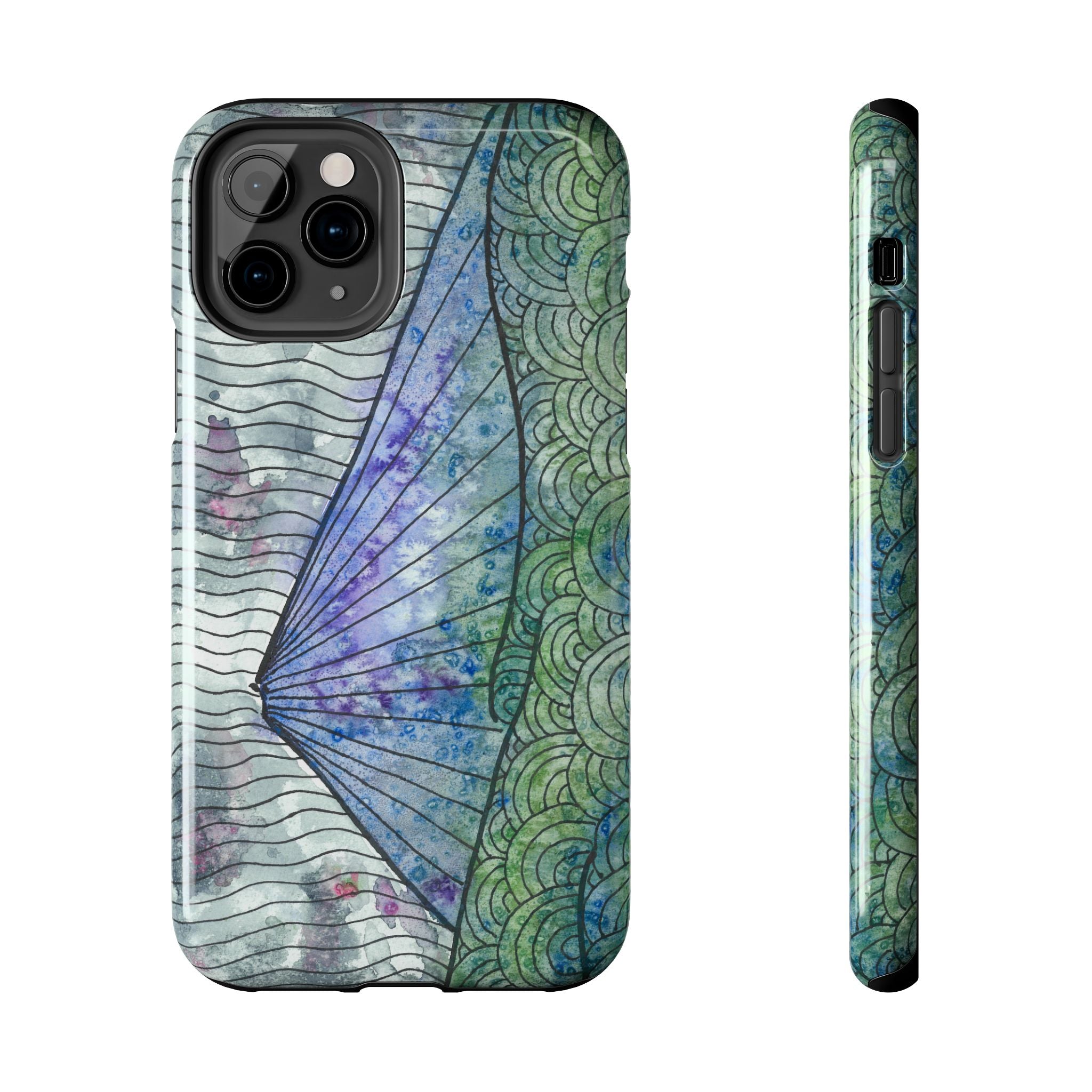 Tough Phone Case - All iPhones and Samsung Galaxys - Exciting Abstract Design #90 Rtanj Pyramid - Serbia