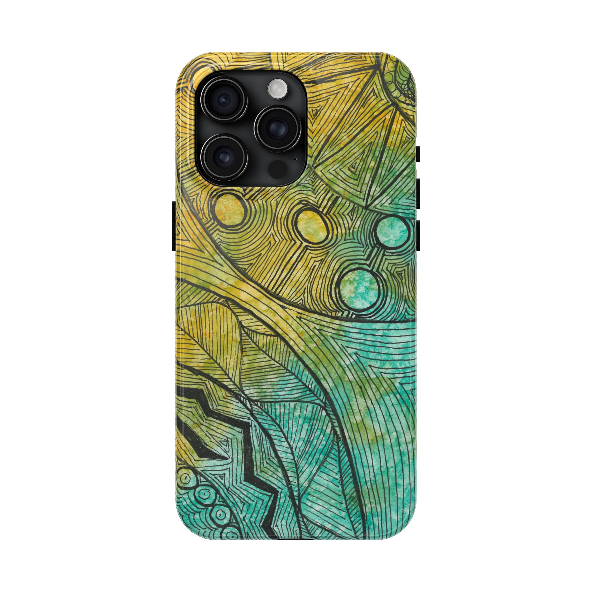 Tough Phone Case - All iPhones and Samsung Galaxys - Exciting Abstract Design #27 Come What May