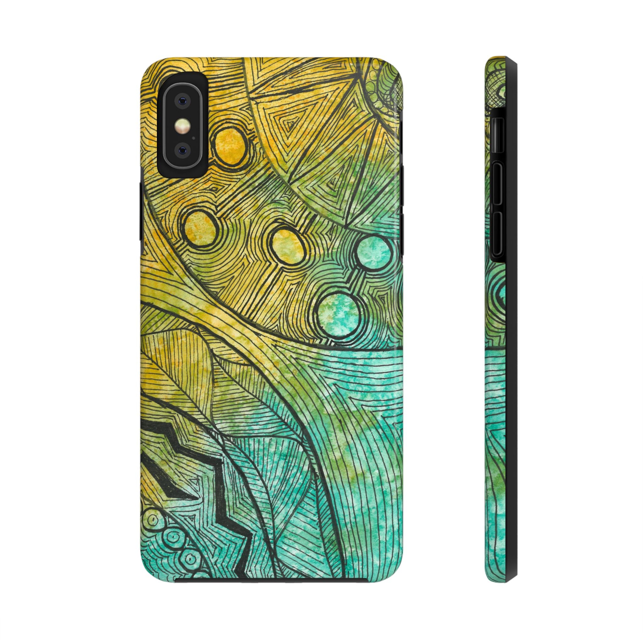 Tough Phone Case - All iPhones and Samsung Galaxys - Exciting Abstract Design #27 Come What May