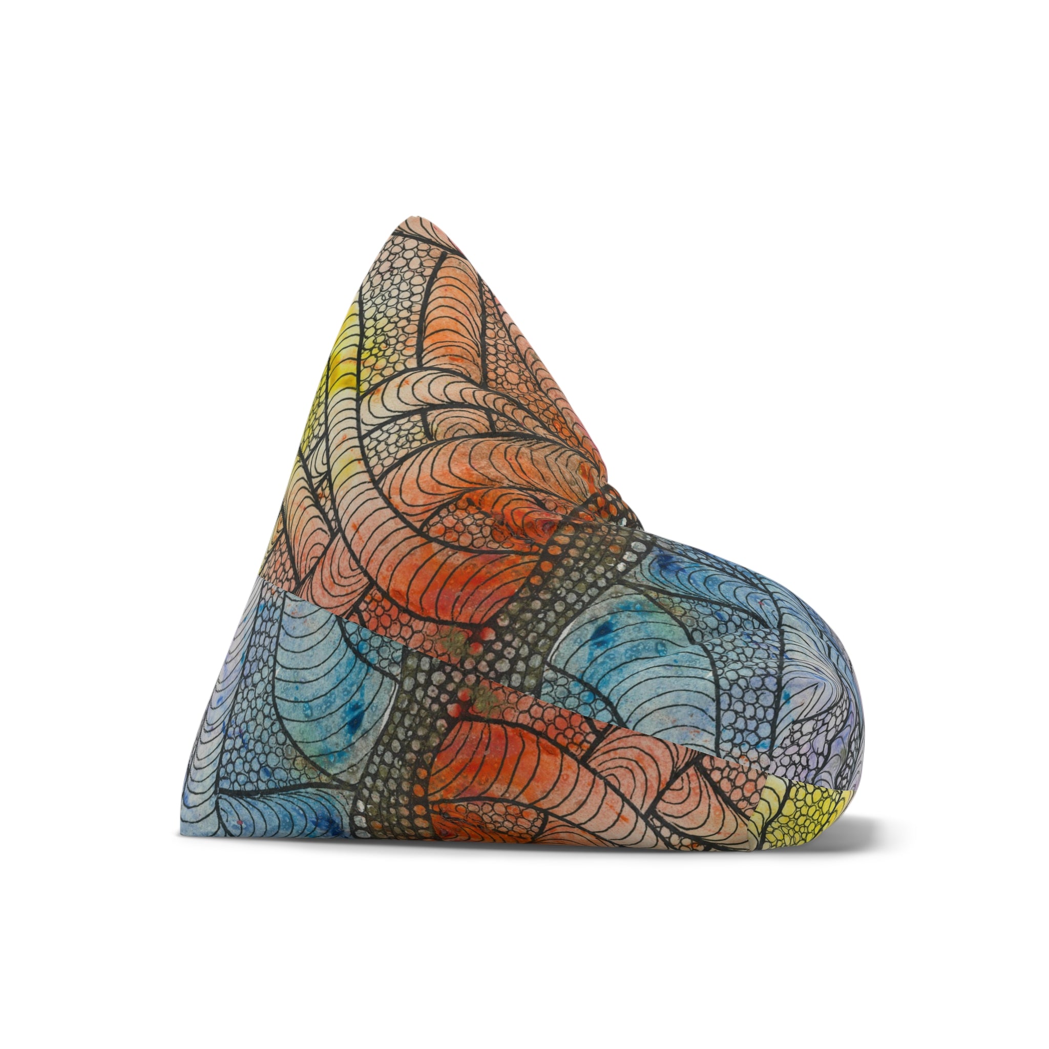Bean Bag Chair Covers For Indoor & Outdoor - 2 Sizes - Exciting Abstract Design #72 After The End