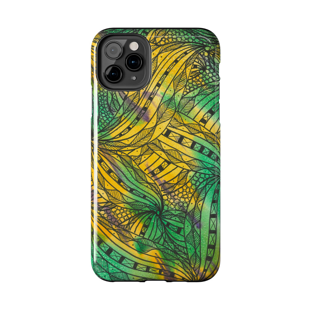 Tough Phone Case - All iPhones and Samsung Galaxys - Exciting Abstract Design #37 Shubbery!
