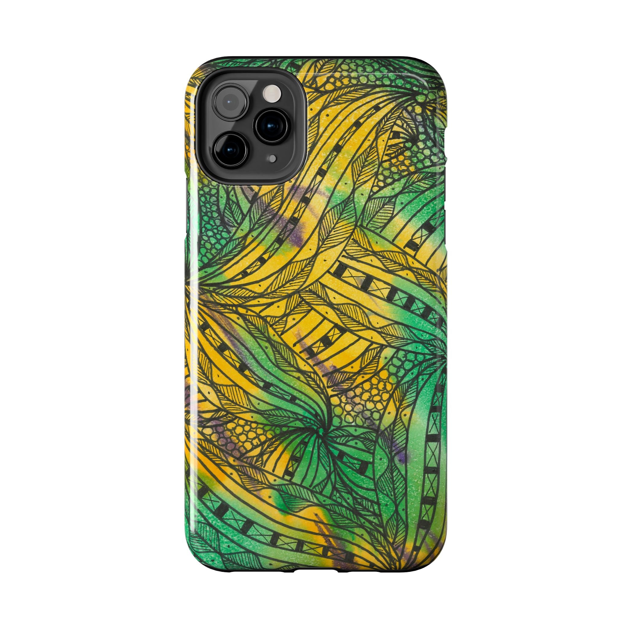 Tough Phone Case - All iPhones and Samsung Galaxys - Exciting Abstract Design #37 Shubbery!