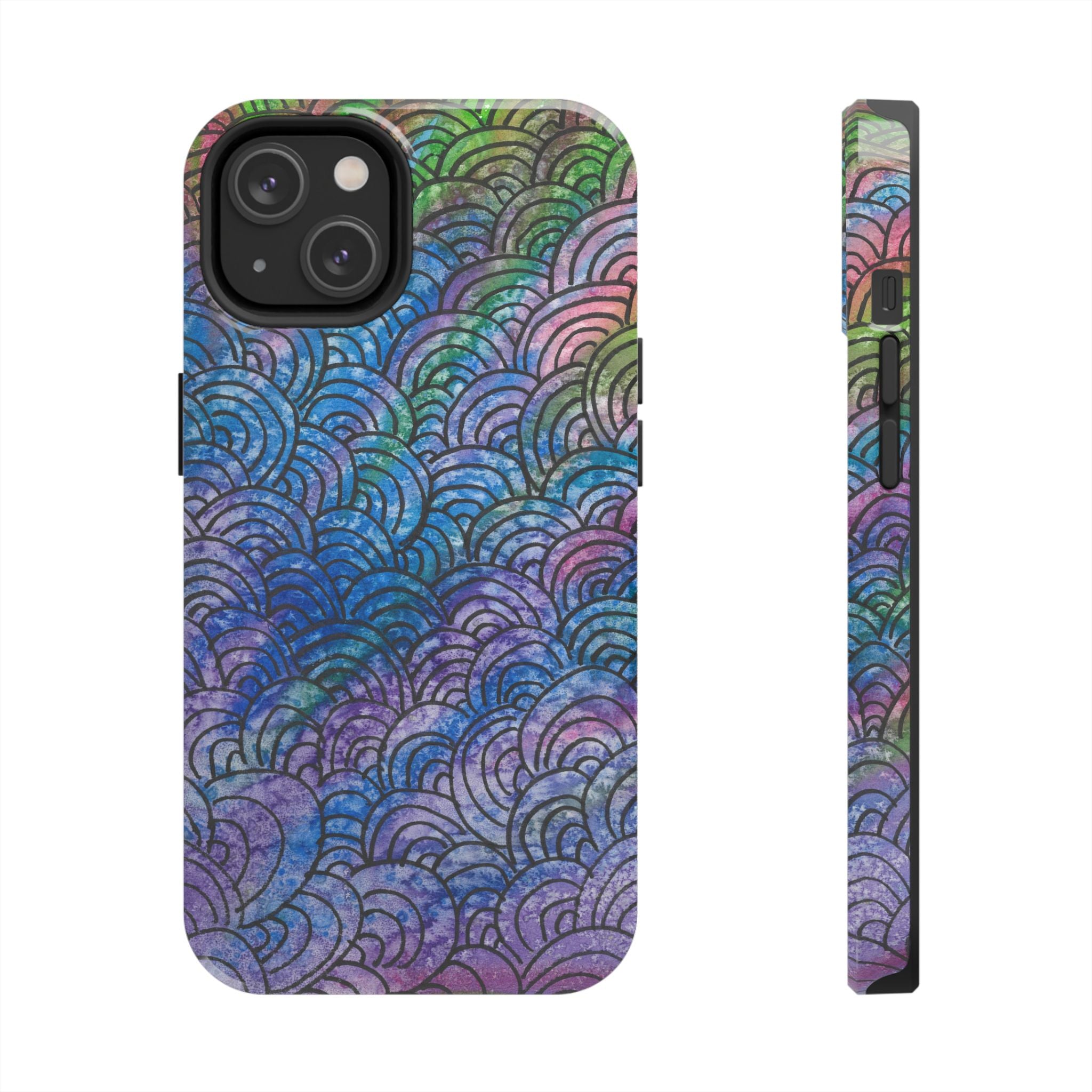 Tough Phone Case - All iPhones and Samsung Galaxys - Exciting Abstract Design #84 Ah! The Past