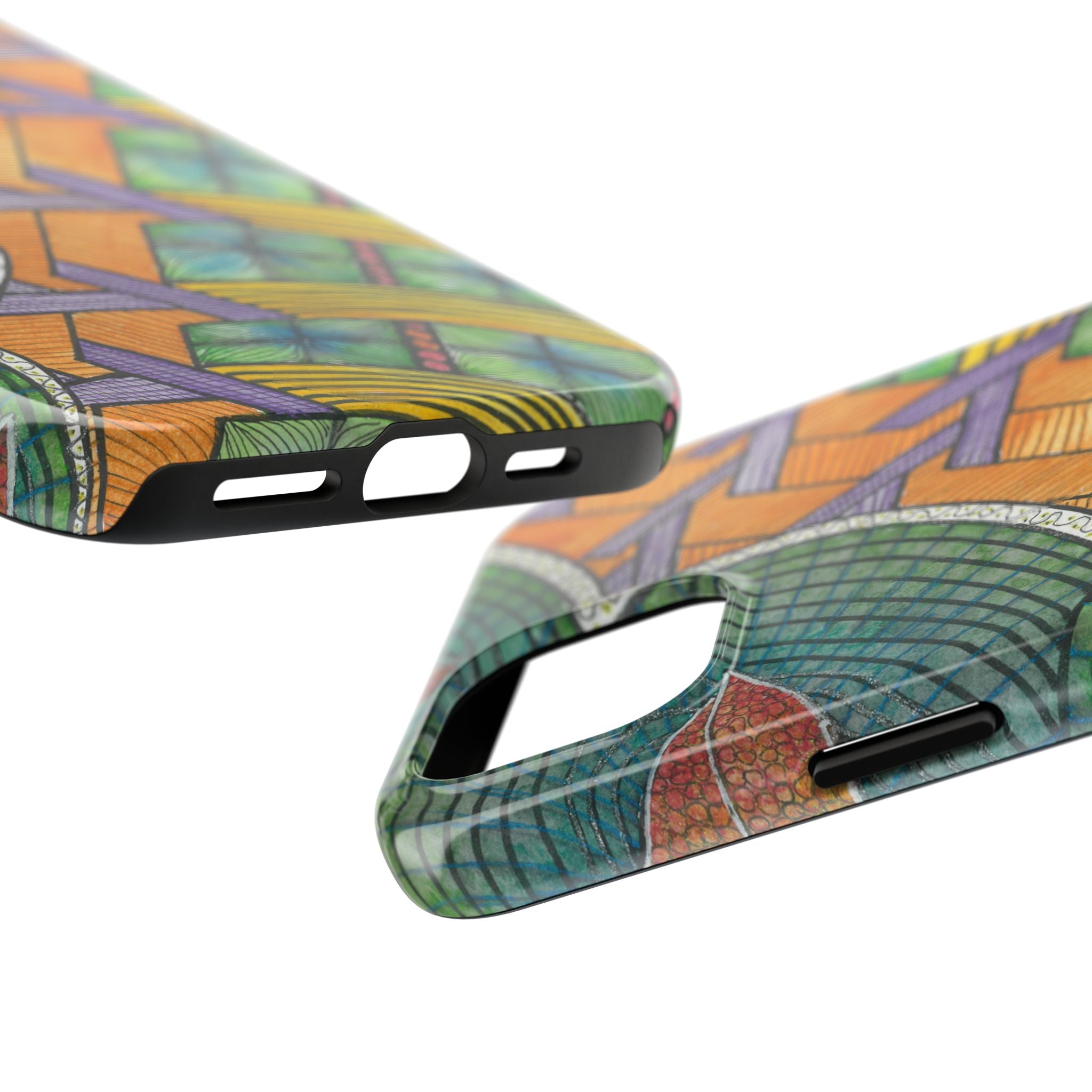 Tough Phone Case - All iPhones and Samsung Galaxys - Exciting Abstract Design #31 T'Eye Land
