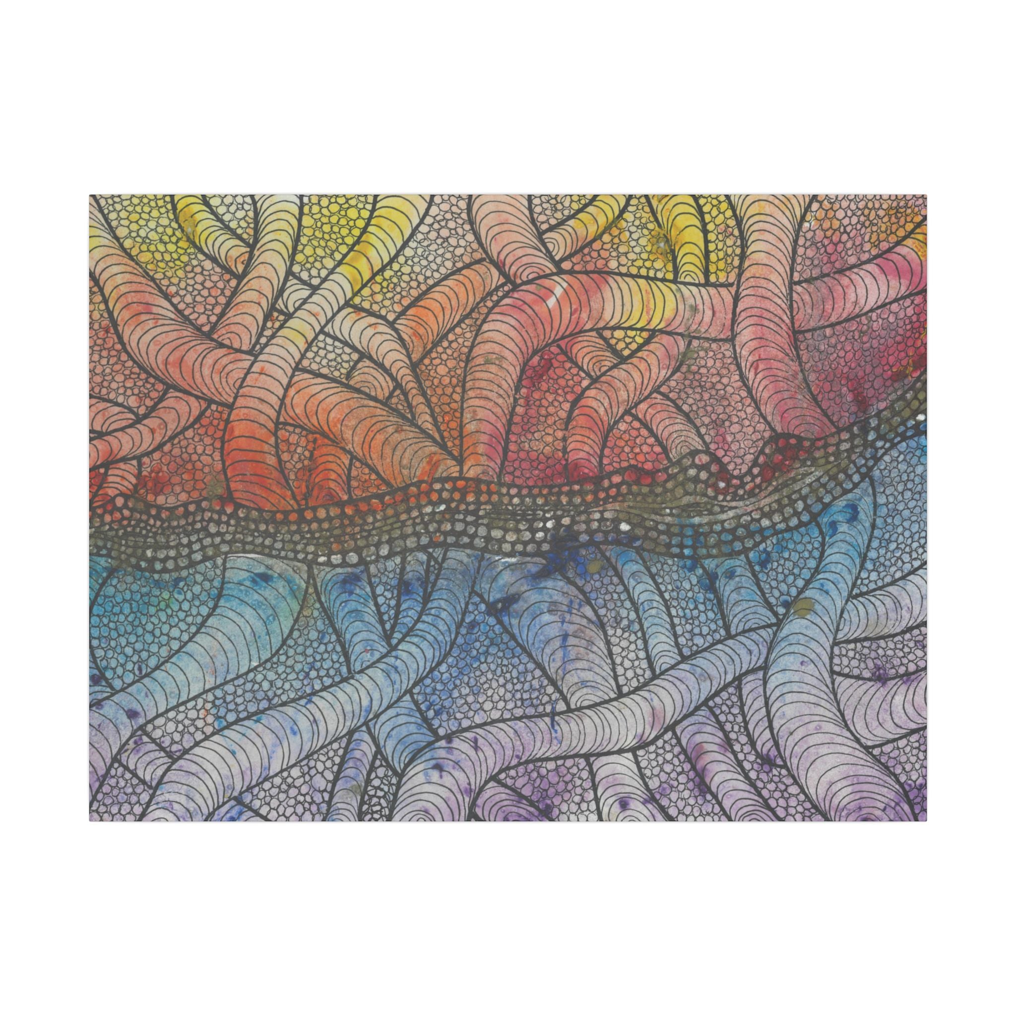 Large Colourful Wall Art, Canvas Prints, For Office, Bedroom or Living Room, or Special Gift #72 After The End