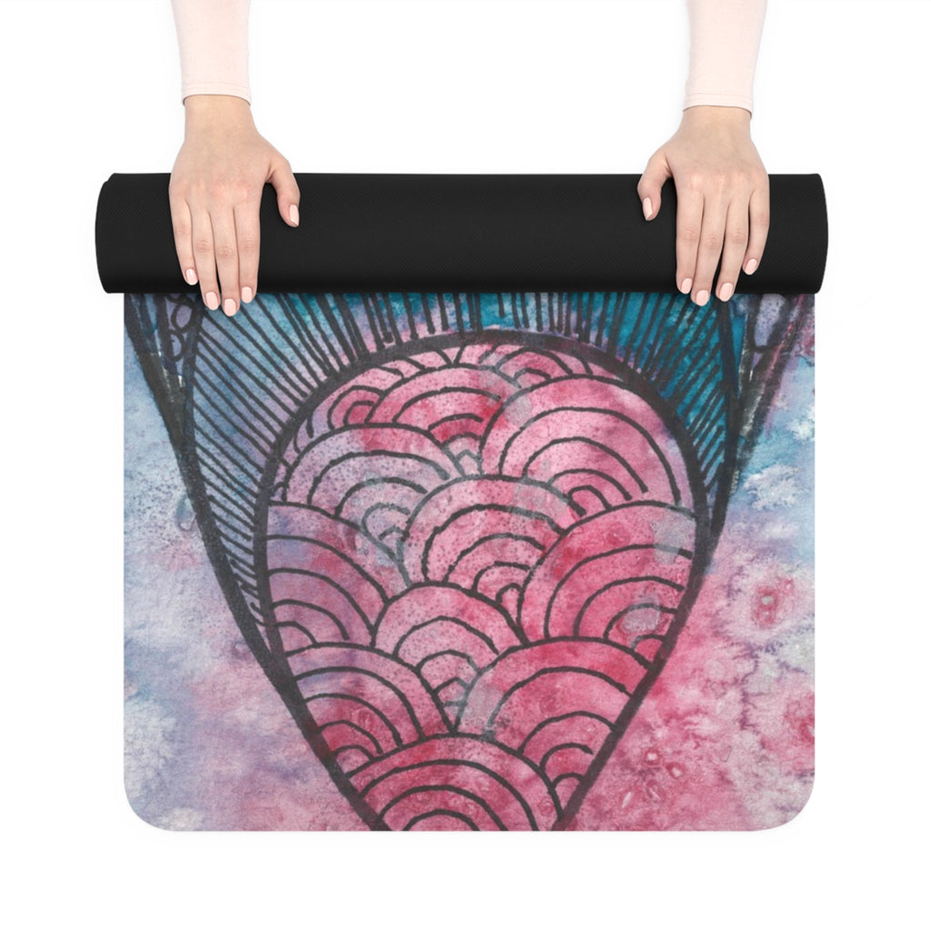 Yoga Mats and Gym Mats. Colourful Abstract Designs. Perfect for Home, Yoga or Gym Class, or a Special Gift #92 The Goddess Lives