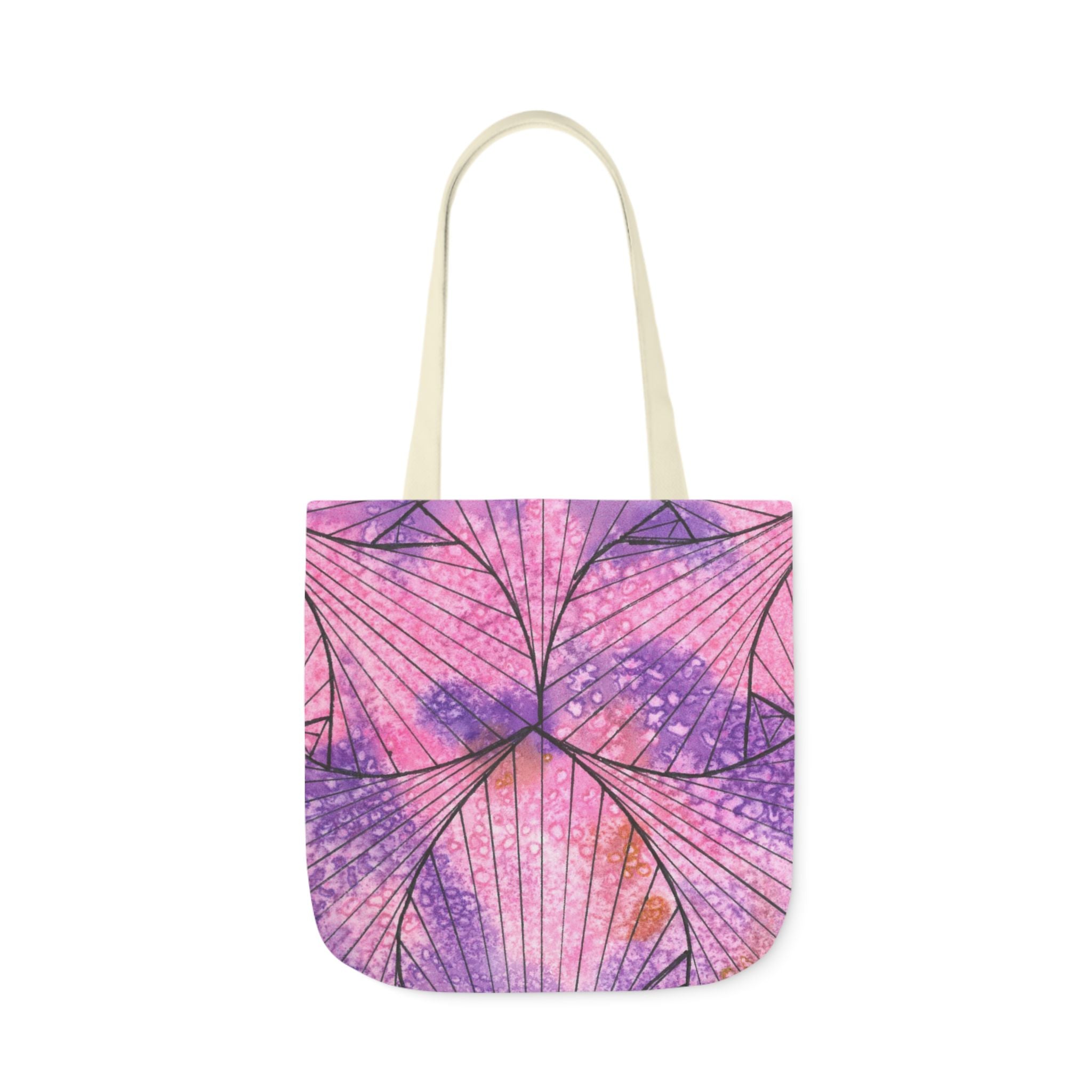 Canvas Tote Bags, Colourful Abstract Designs, 5-Color Straps, 3 Sizes.  For Family and friends or a Special Gift #34 There's Always Hope