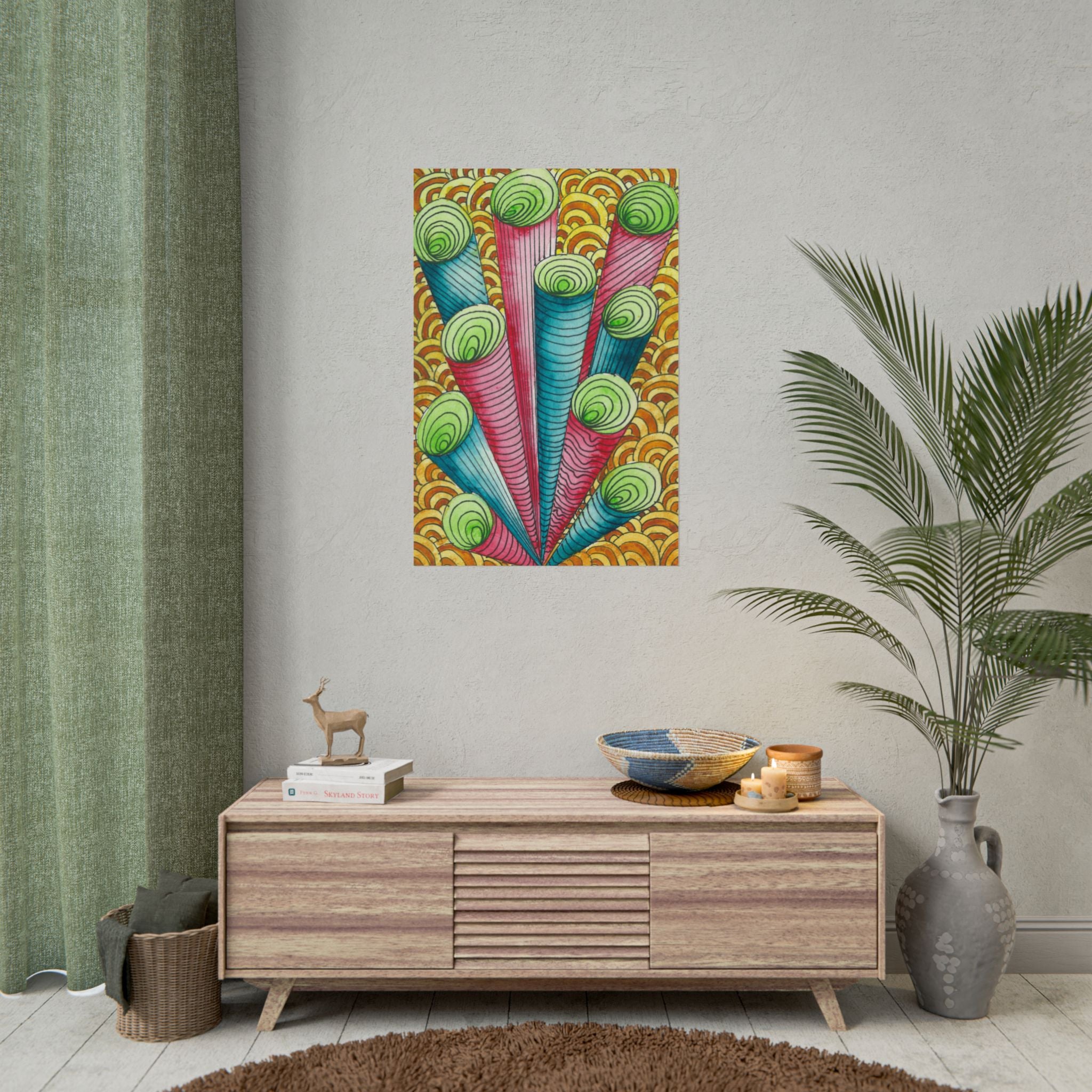 Large Colourful Wall Art, Posters & Prints, For Office, Bedroom or Living Room, or Special Gift #93 On A Mission