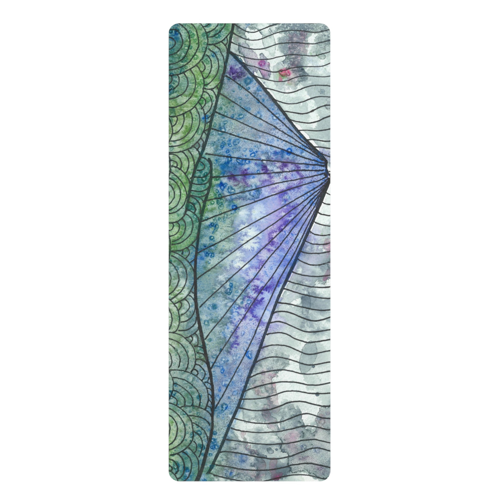 Yoga Mats and Gym Mats. Colourful Abstract Designs. Perfect for Home, Yoga or Gym Class, or a Special Gift #90 Rtanj Pyramid
