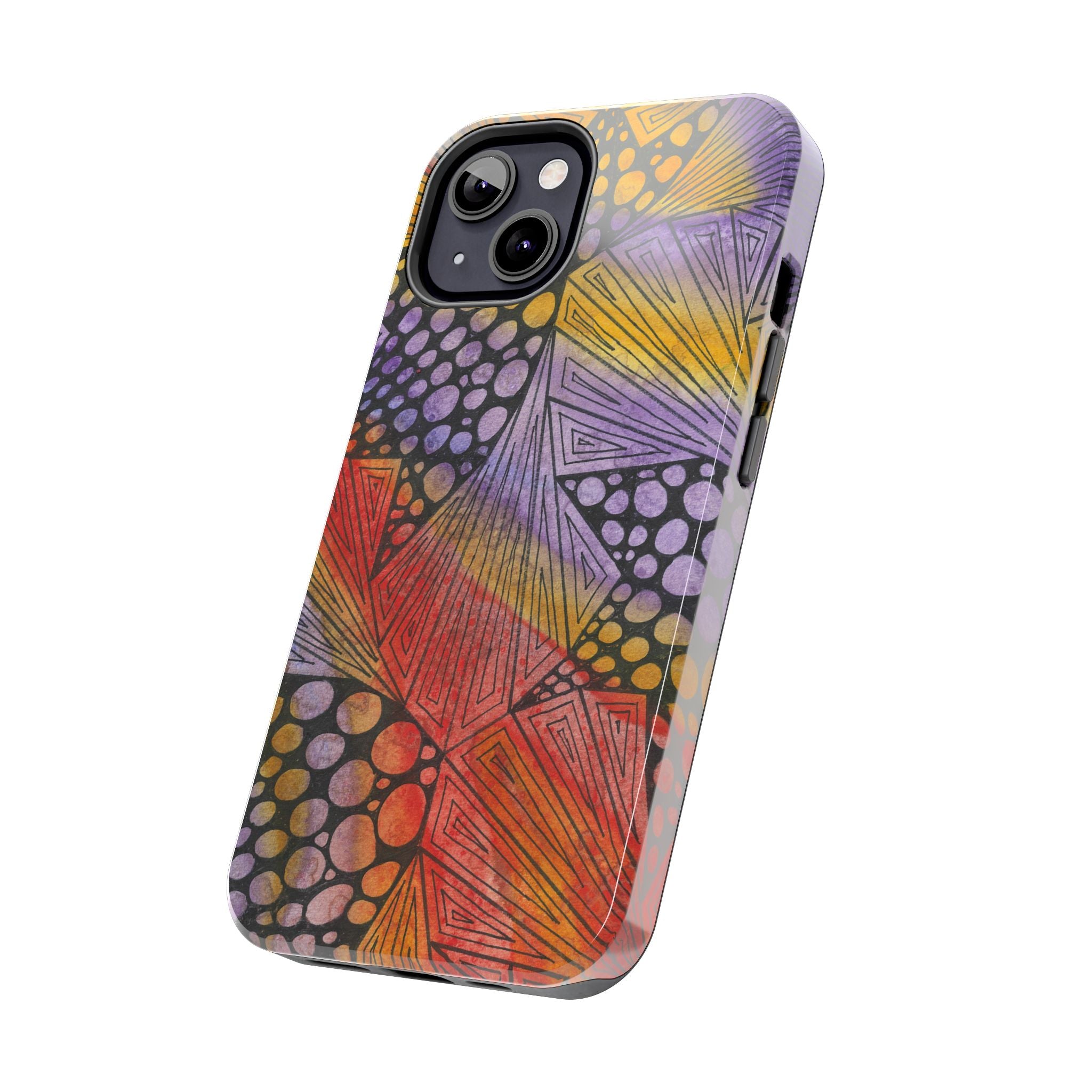 Tough Phone Case - All iPhones and Samsung Galaxys - Exciting Abstract Design #82 Fighting Delusions