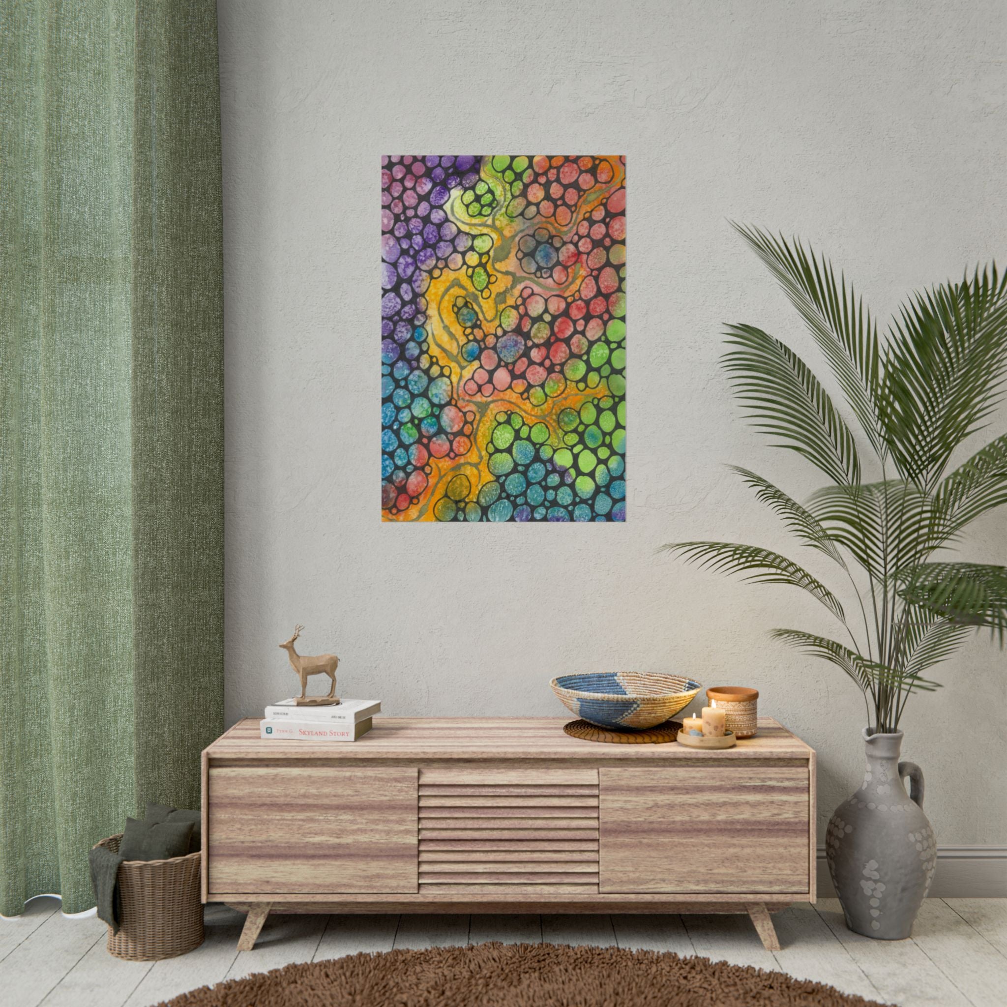 Large Colourful Wall Art, Posters & Prints, For Office, Bedroom or Living Room, or Special Gift #77 River Of Dreams