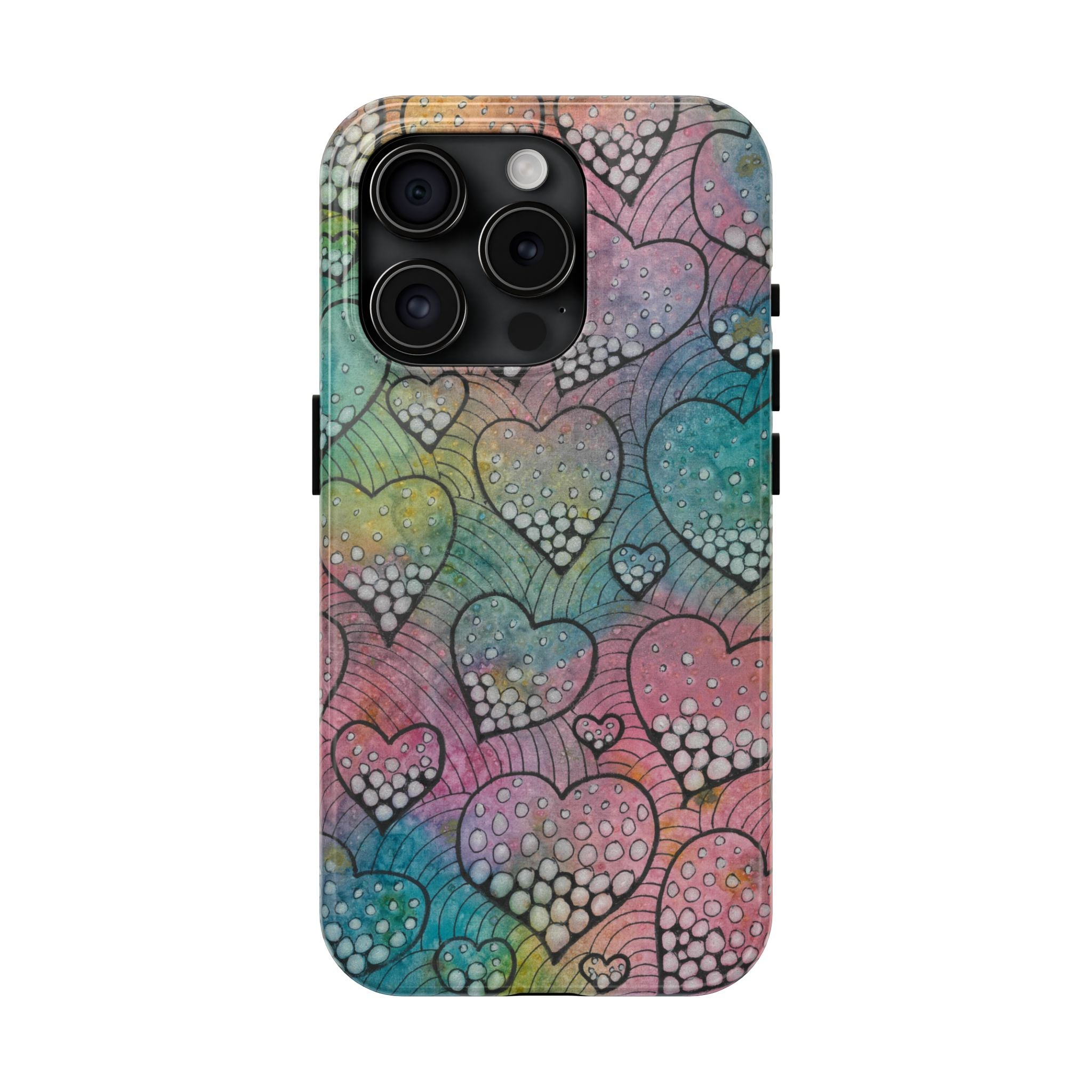 Tough Phone Case - All iPhones and Samsung Galaxys - Exciting Abstract Design #97 What's Love Got To Do With It
