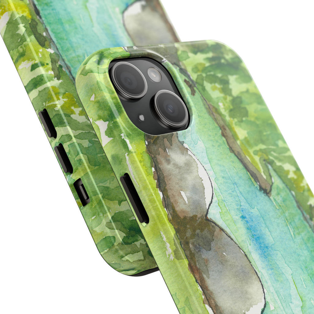 Tough Phone Case - All iPhones and Samsung Galaxys - Exciting Abstract Design #88 Tara River - Montenegro
