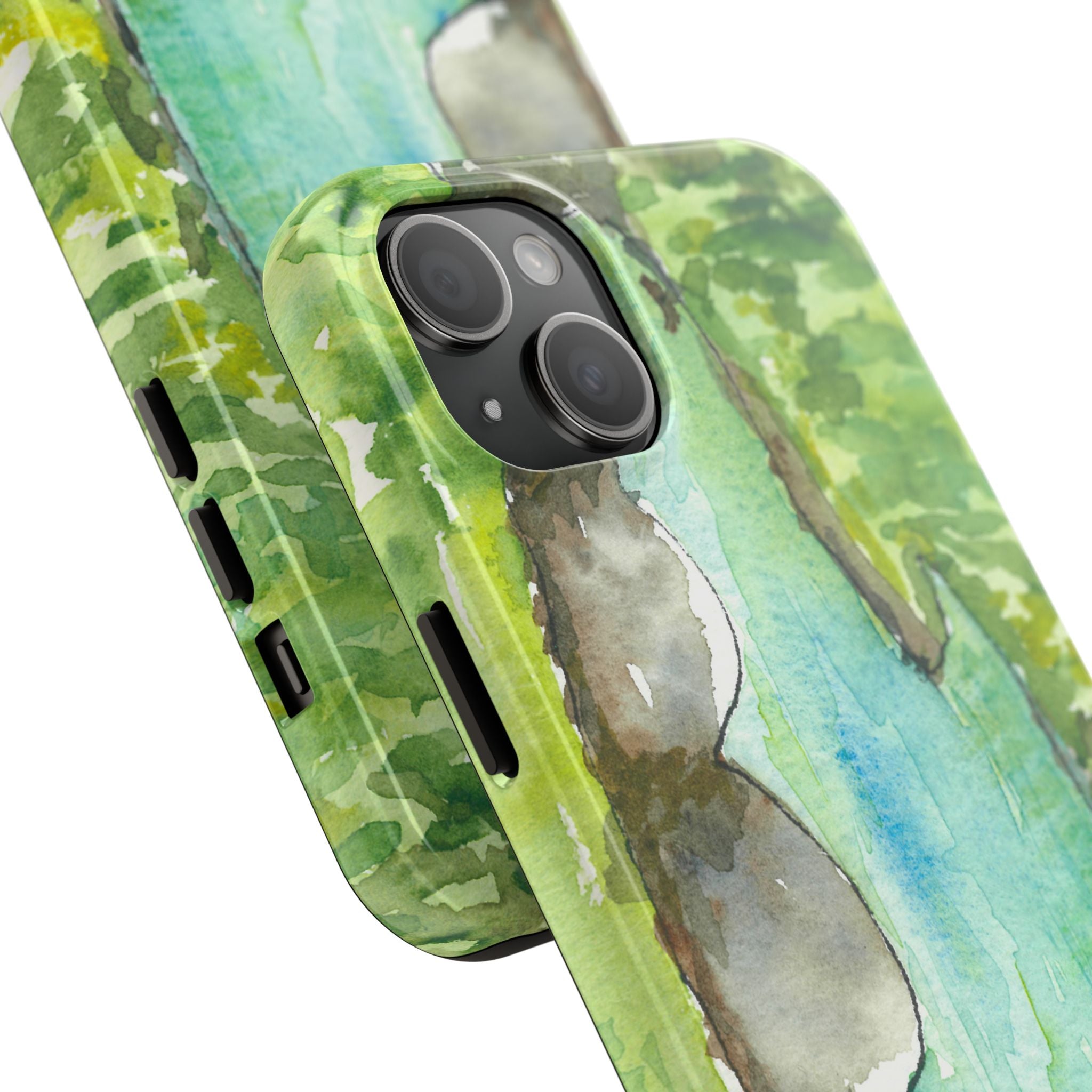 Tough Phone Case - All iPhones and Samsung Galaxys - Exciting Abstract Design #88 Tara River - Montenegro