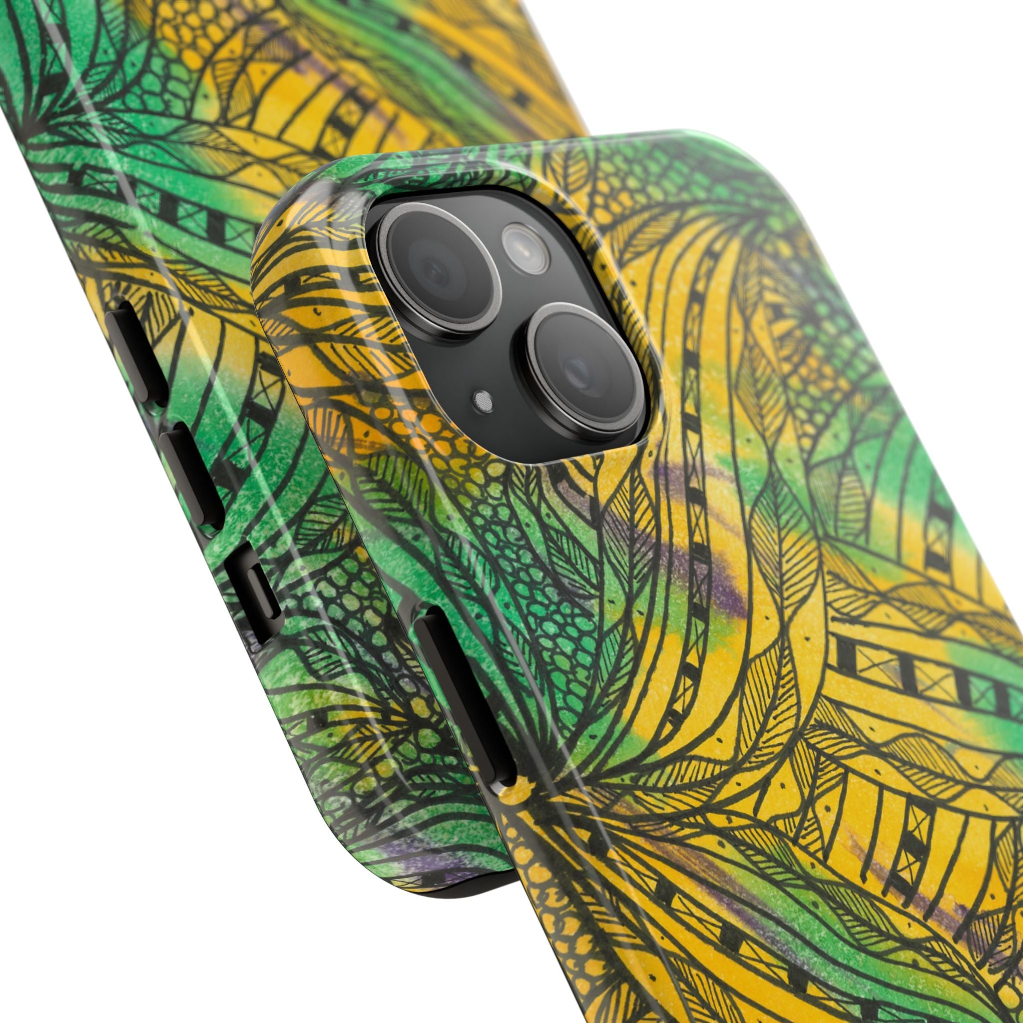 Tough Phone Case - All iPhones and Samsung Galaxys - Exciting Abstract Design #37 Shubbery!