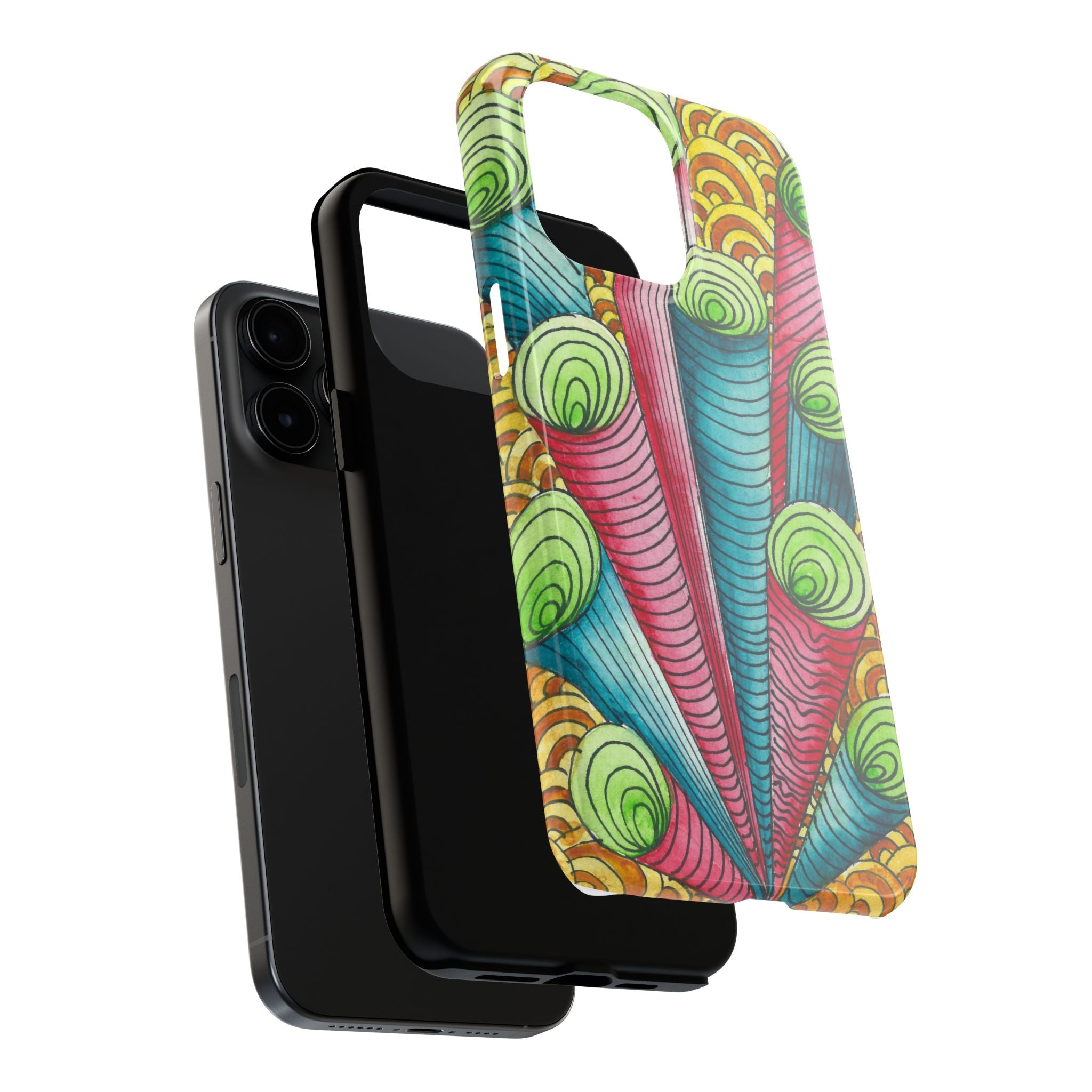 Tough Phone Case - All iPhones and Samsung Galaxys - Exciting Abstract Design #93 On A Mission