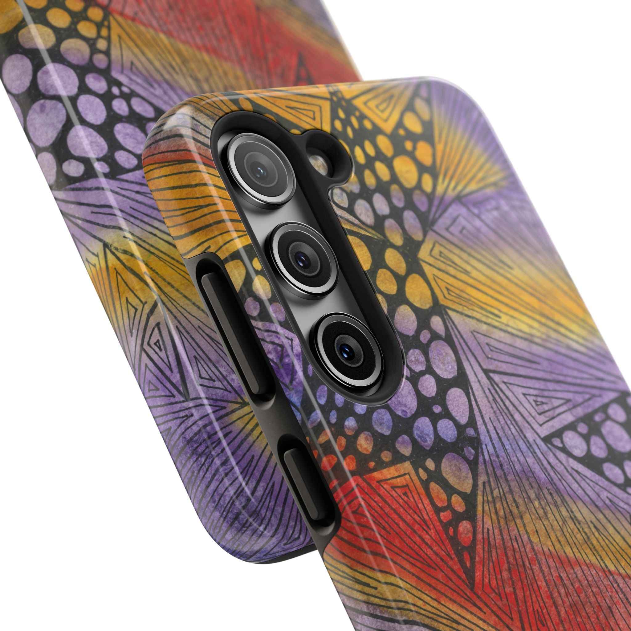 Tough Phone Case - All iPhones and Samsung Galaxys - Exciting Abstract Design #82 Fighting Delusions