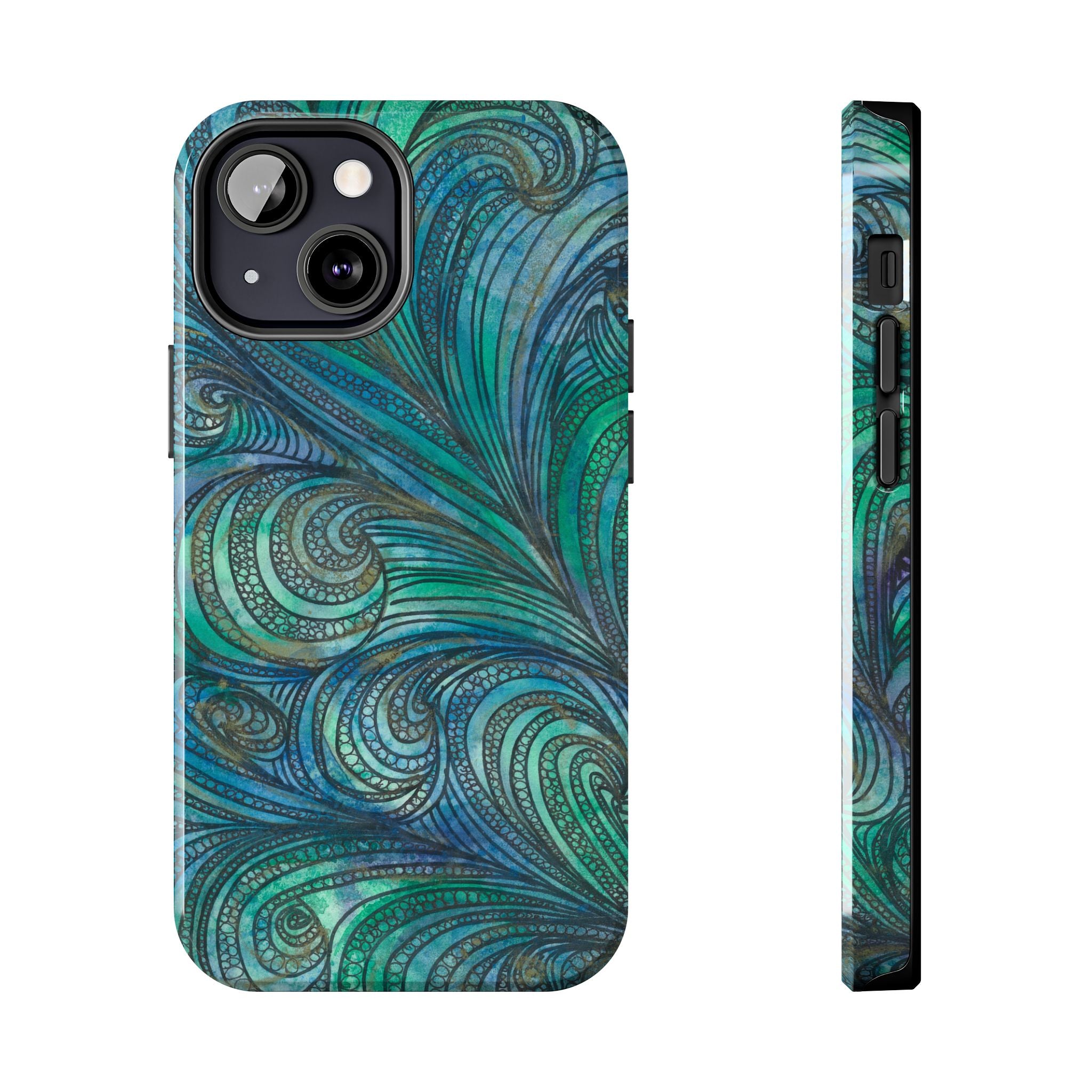 Tough Phone Case - All iPhones and Samsung Galaxys - Exciting Abstract Design #71 Call Of The Sea