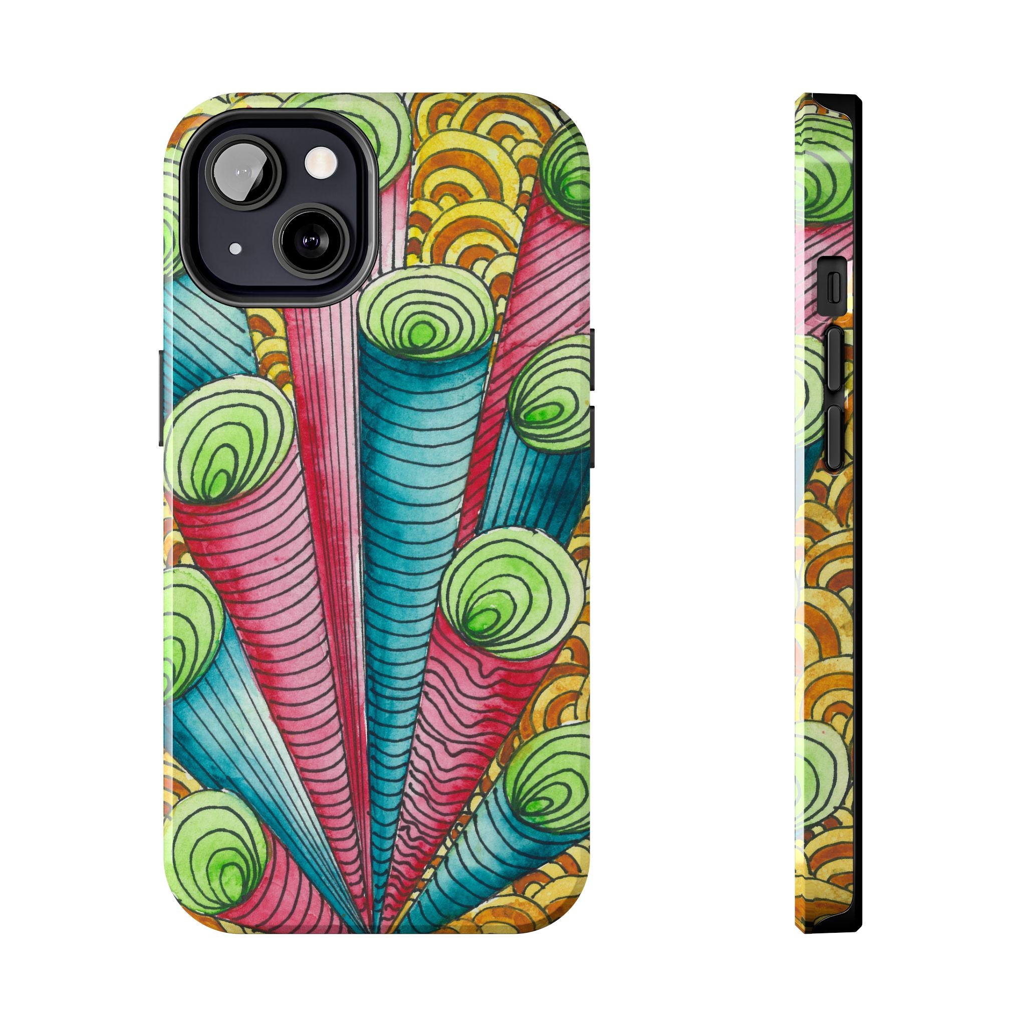 Tough Phone Case - All iPhones and Samsung Galaxys - Exciting Abstract Design #93 On A Mission