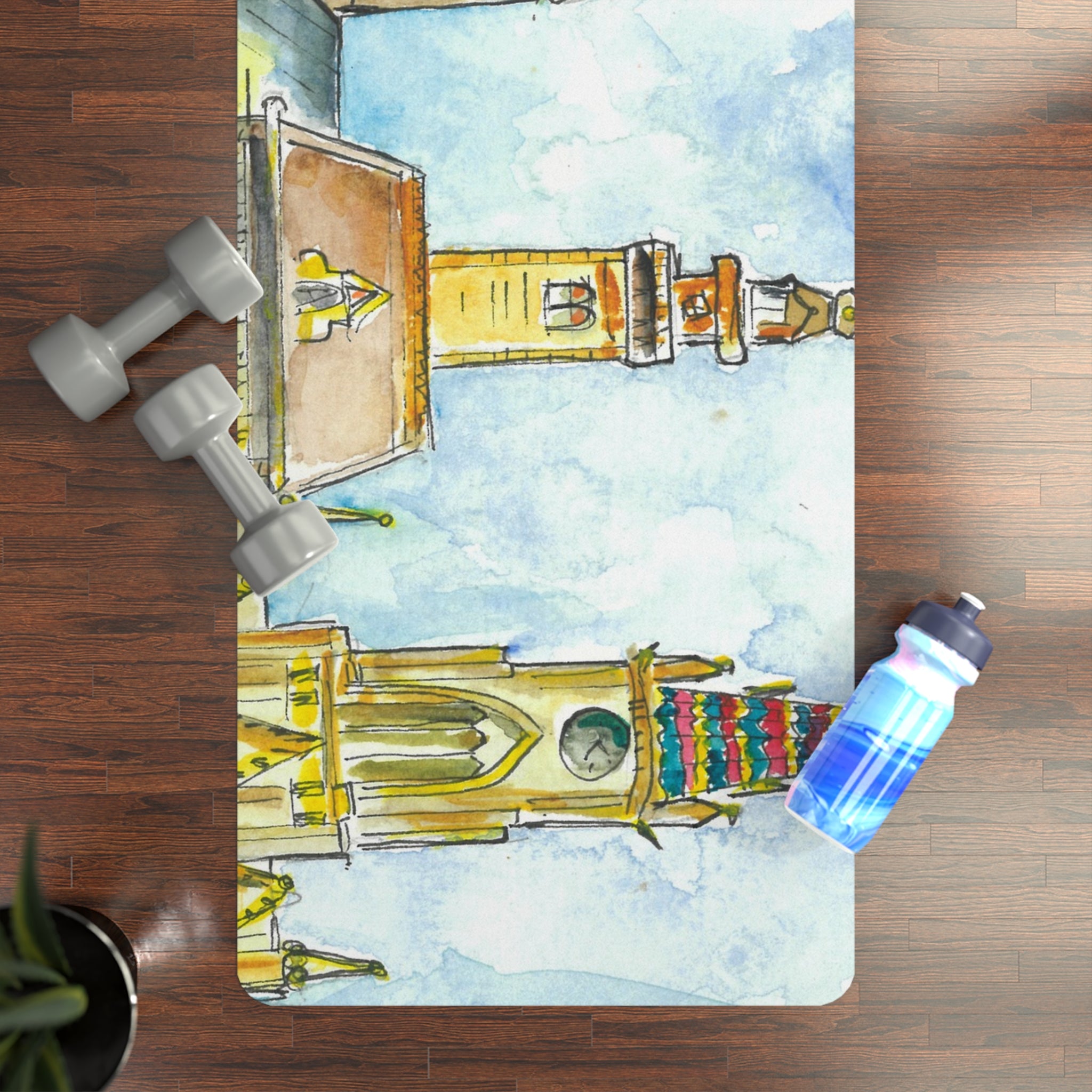 Yoga Mats and Gym Mats. Colourful Abstract Designs. Perfect for Home, Yoga or Gym Class, or a Special Gift #95 Beautiful Novi Sad