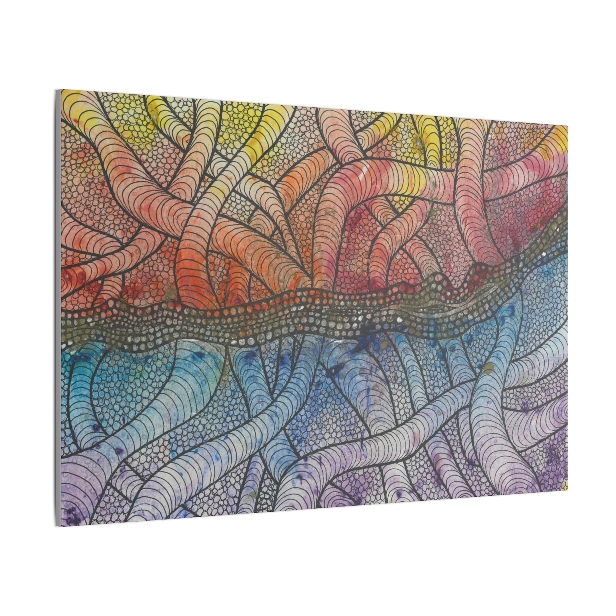 Large Colourful Wall Art, Canvas Prints, For Office, Bedroom or Living Room, or Special Gift #72 After The End