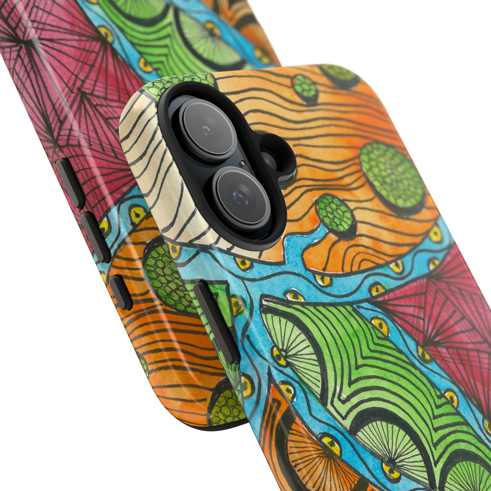 Tough Phone Case - All iPhones and Samsung Galaxys - Exciting Abstract Design #11 Today's The Day