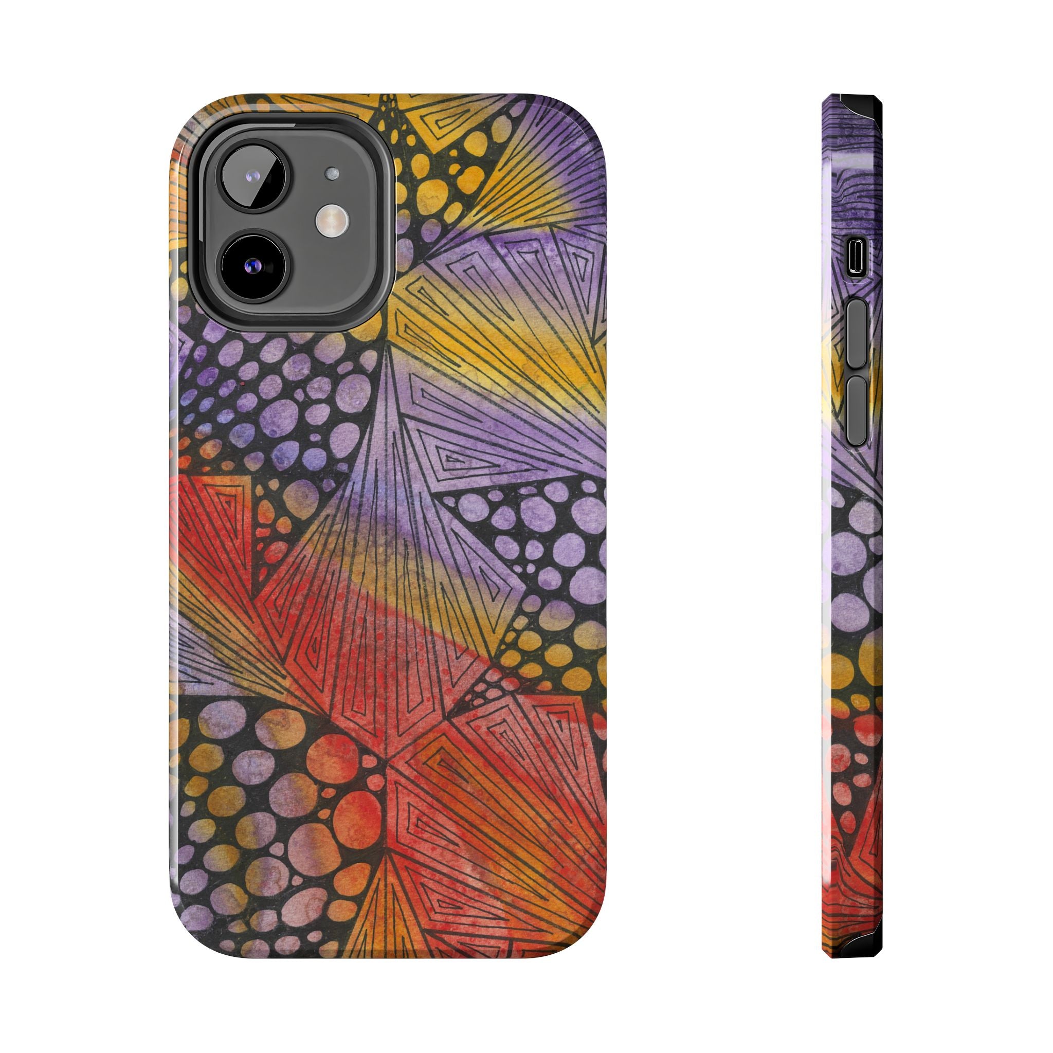 Tough Phone Case - All iPhones and Samsung Galaxys - Exciting Abstract Design #82 Fighting Delusions