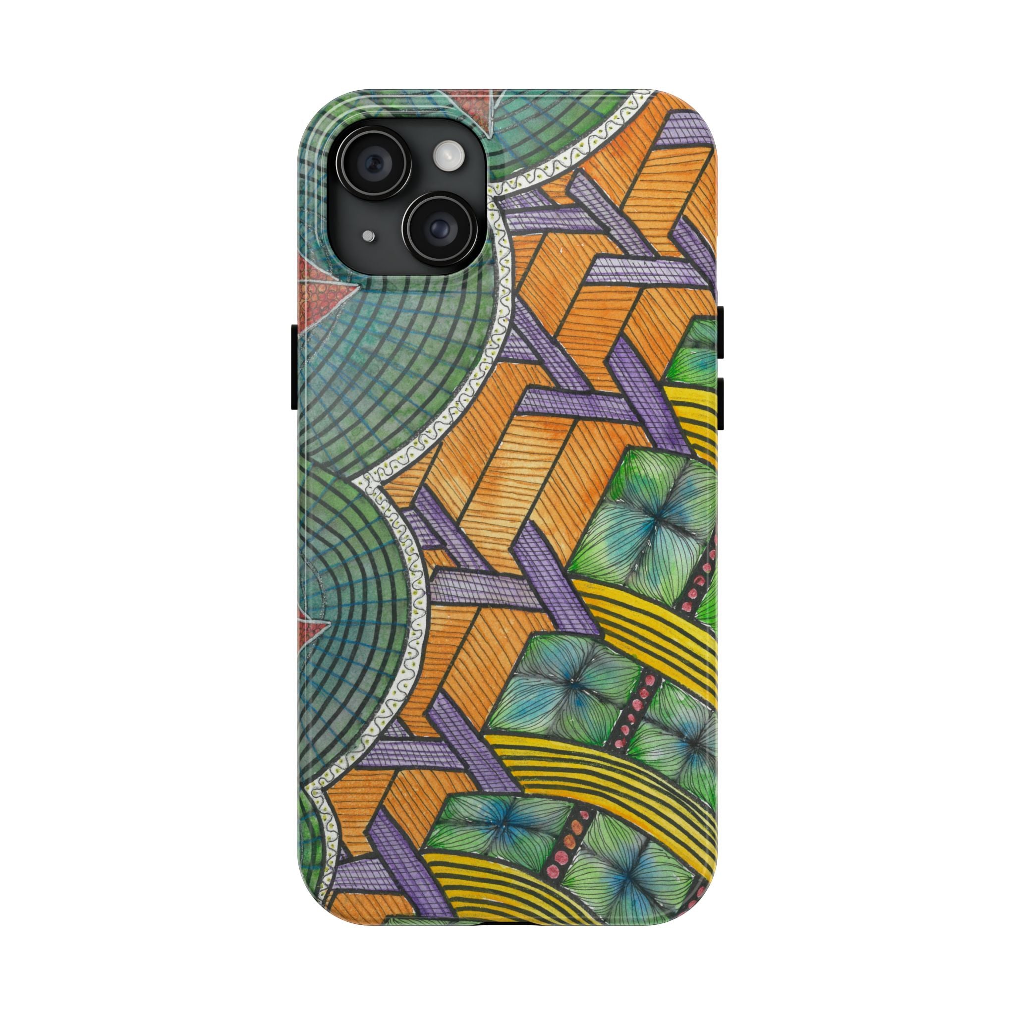 Tough Phone Case - All iPhones and Samsung Galaxys - Exciting Abstract Design #31 T'Eye Land