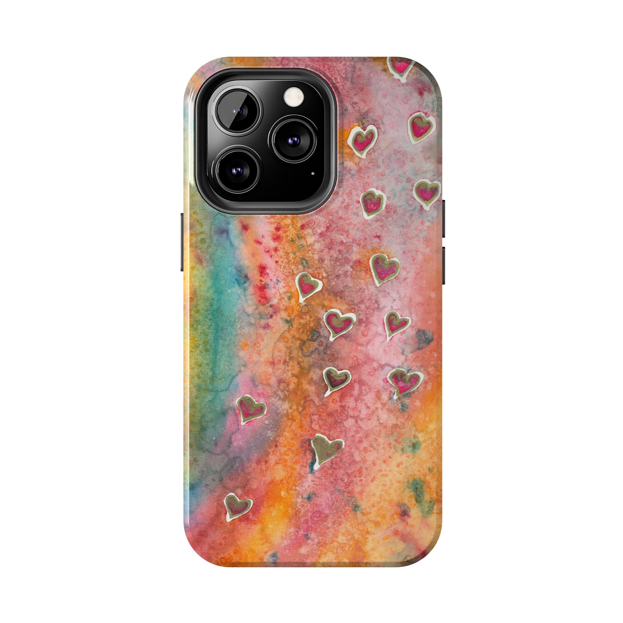 Tough Phone Case - All iPhones and Samsung Galaxys - Exciting Abstract Design #96 Love, Friendship, integrity