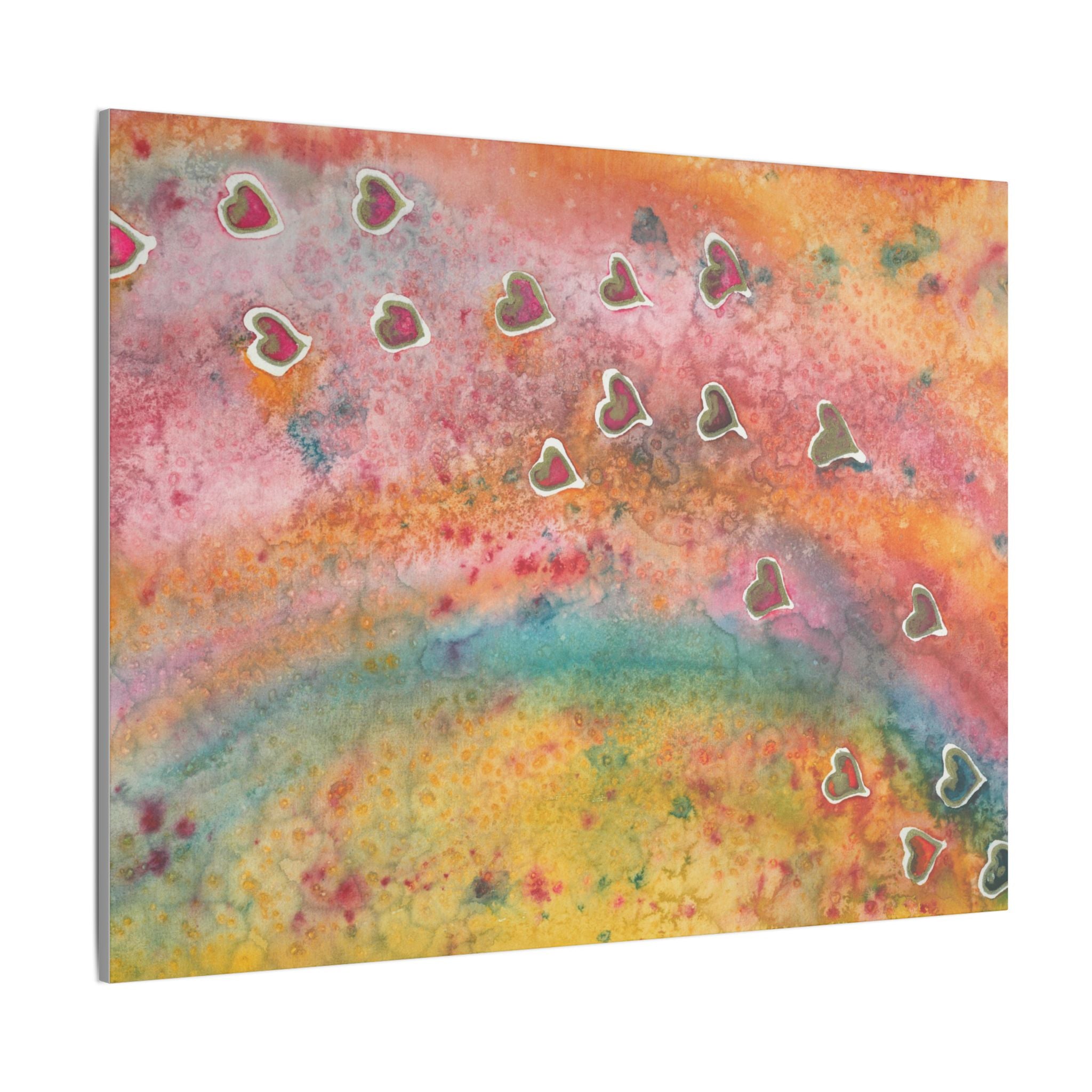 Large Colourful Wall Art, Canvas Prints, For Office, Bedroom or Living Room, or Special Gift #96 Love, Friendship, integrity