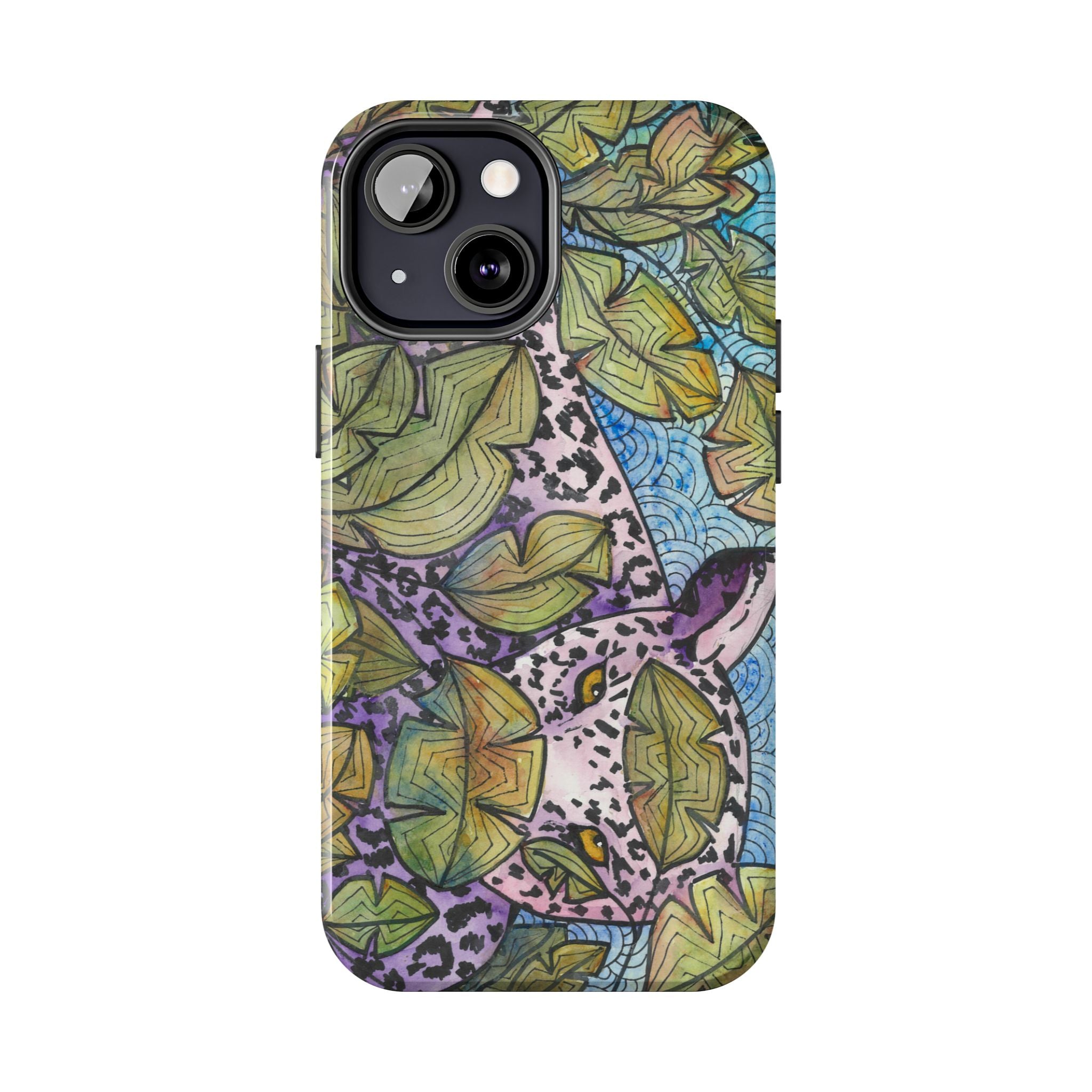 Tough Phone Case - All iPhones and Samsung Galaxys - Exciting Abstract Design #76 Purrfect Blend