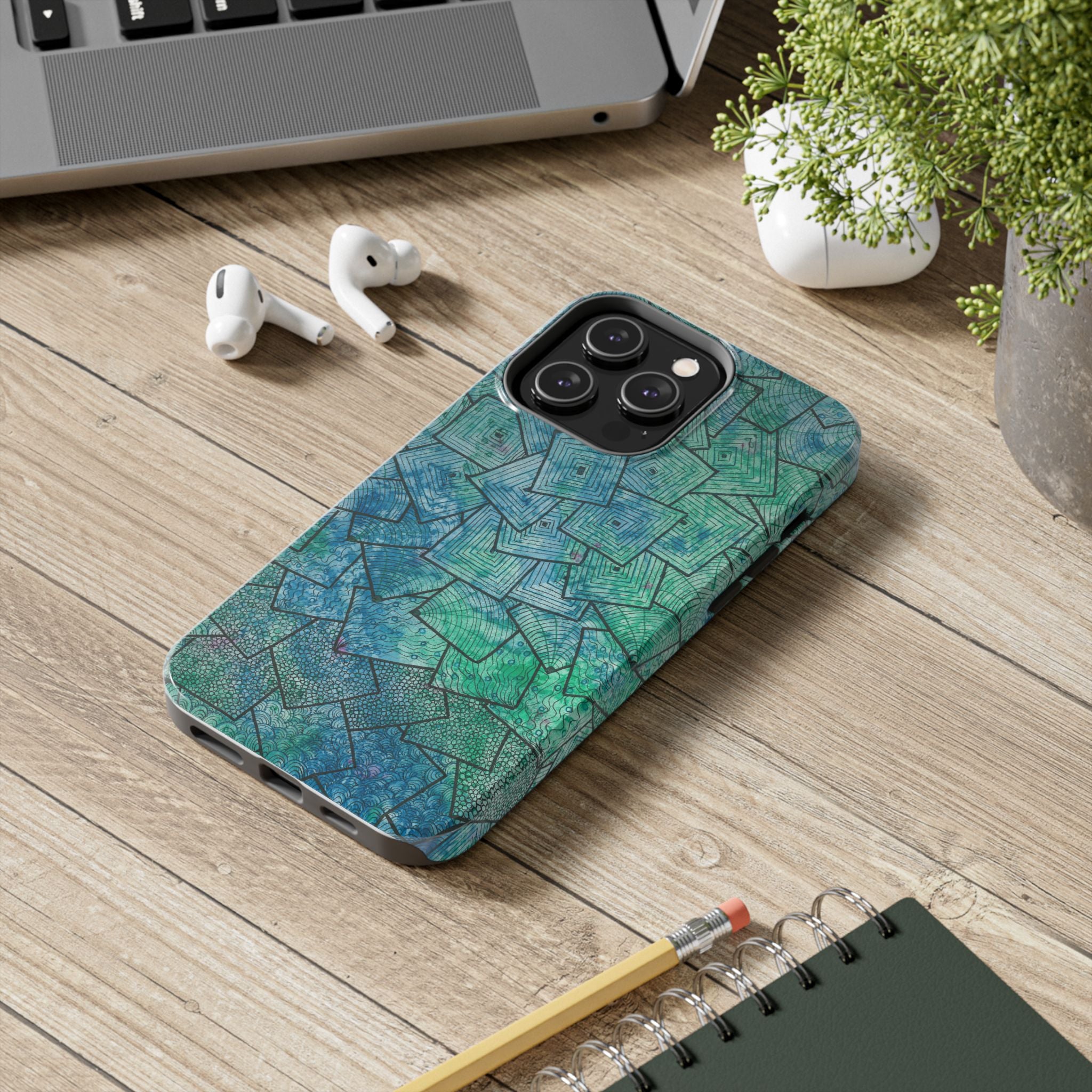 Tough Phone Case - All iPhones and Samsung Galaxys - Exciting Abstract Design #65 And The Answer Is