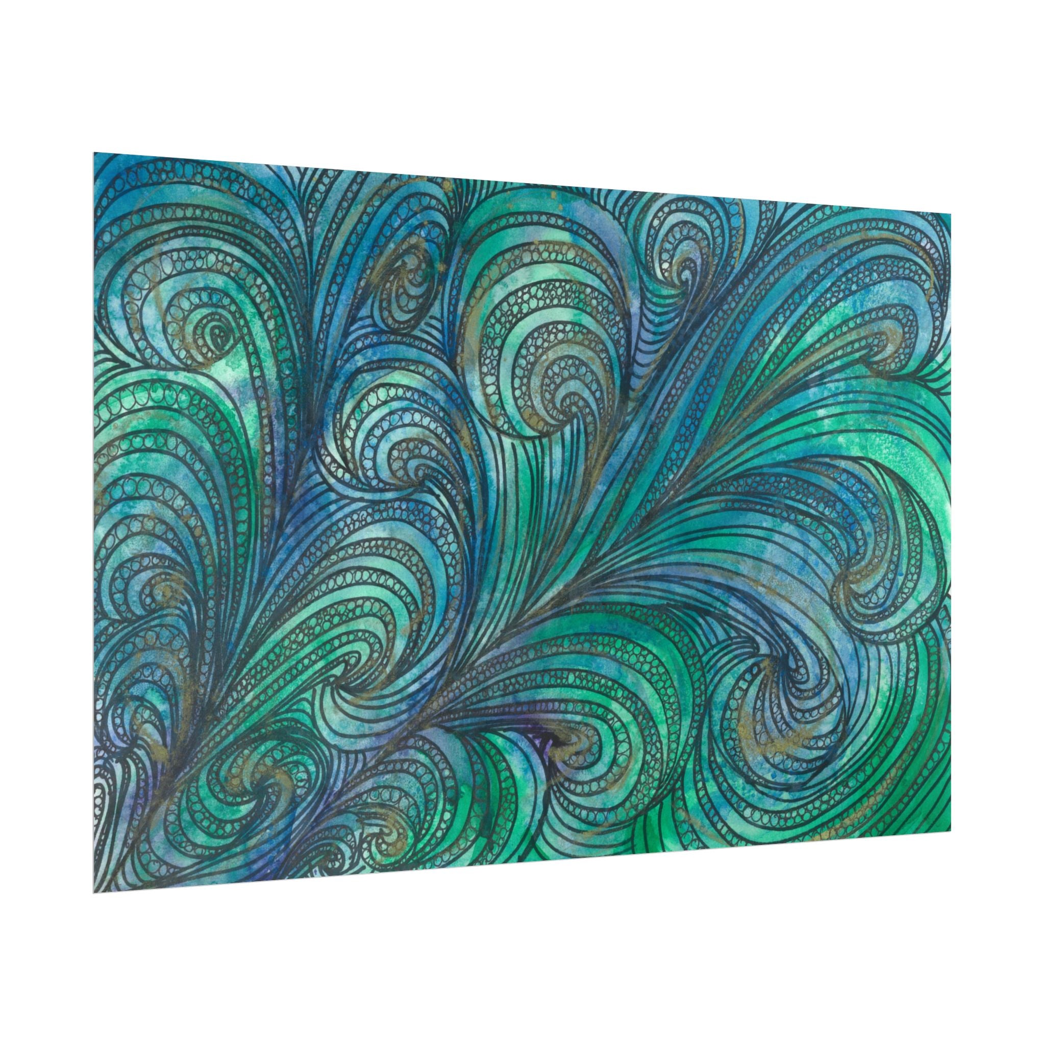 Large Colourful Wall Art, Posters & Prints, For Office, Bedroom or Living Room, or Special Gift #71 Call Of The Sea
