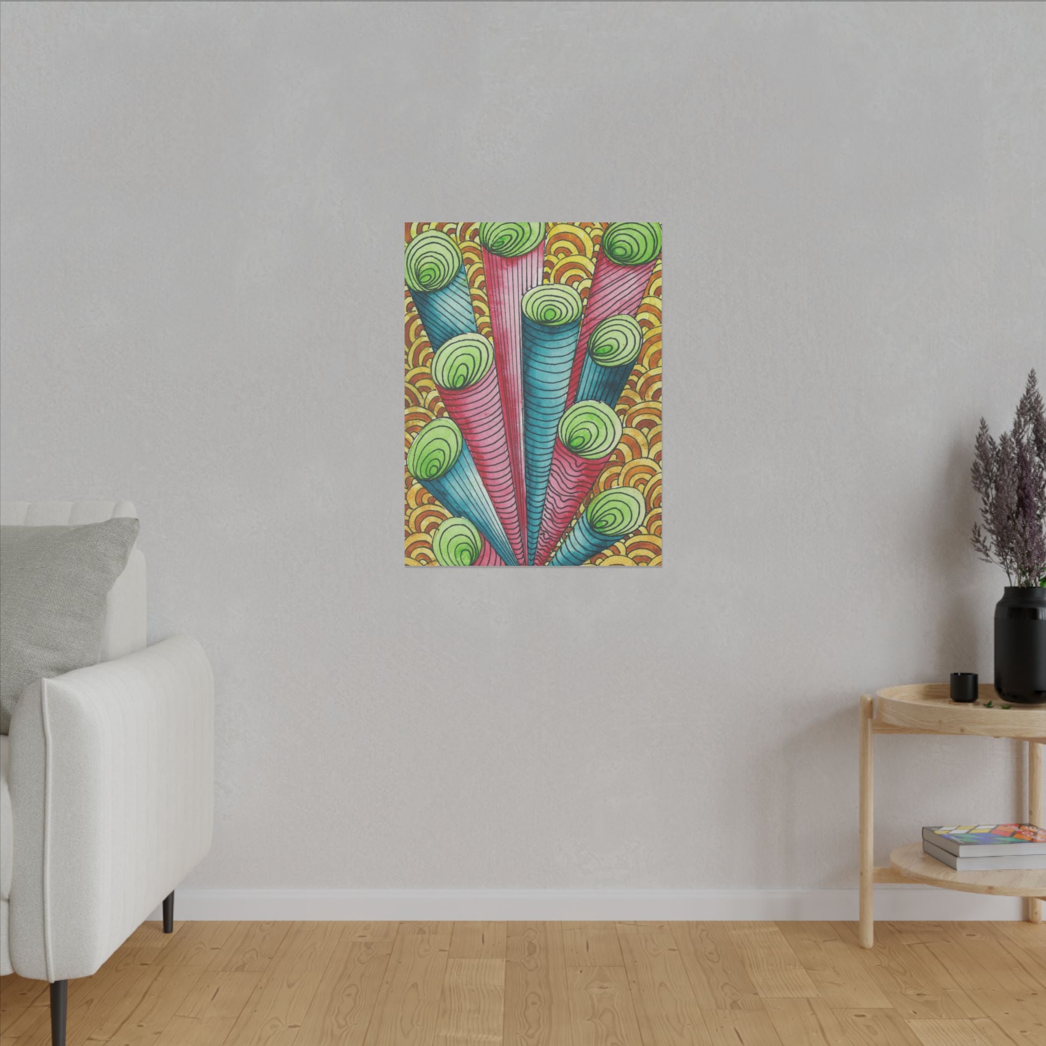 Large Colourful Wall Art, Canvas Prints, For Office, Bedroom or Living Room, or Special Gift #93 On A Mission