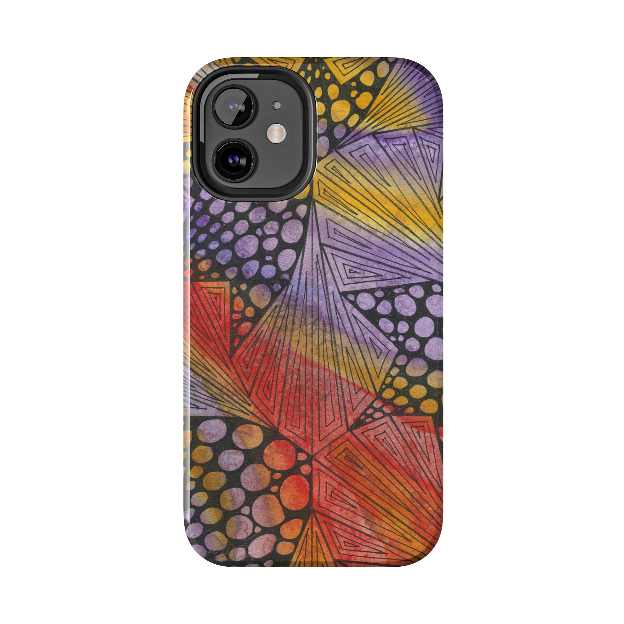 Tough Phone Case - All iPhones and Samsung Galaxys - Exciting Abstract Design #82 Fighting Delusions