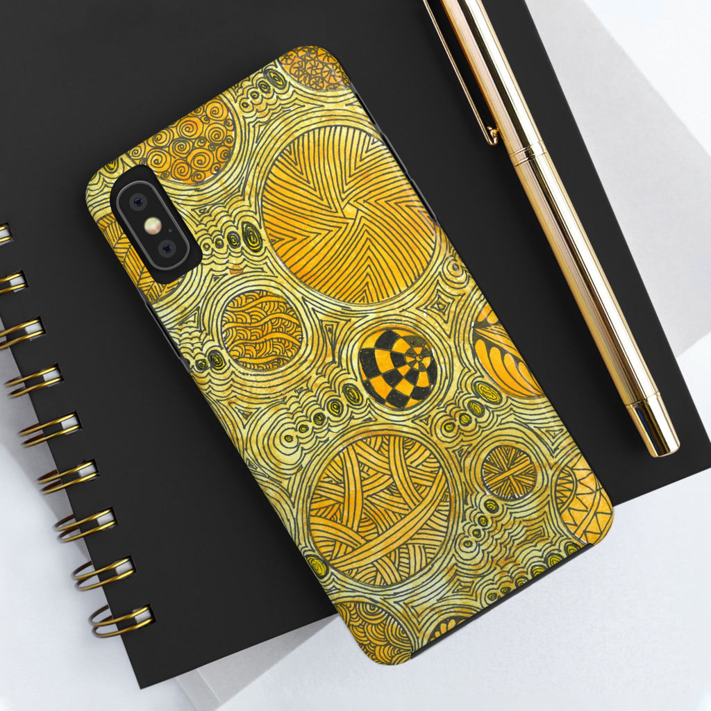 Tough Phone Case - All iPhones and Samsung Galaxys - Exciting Abstract Design #38 The Conversationalist